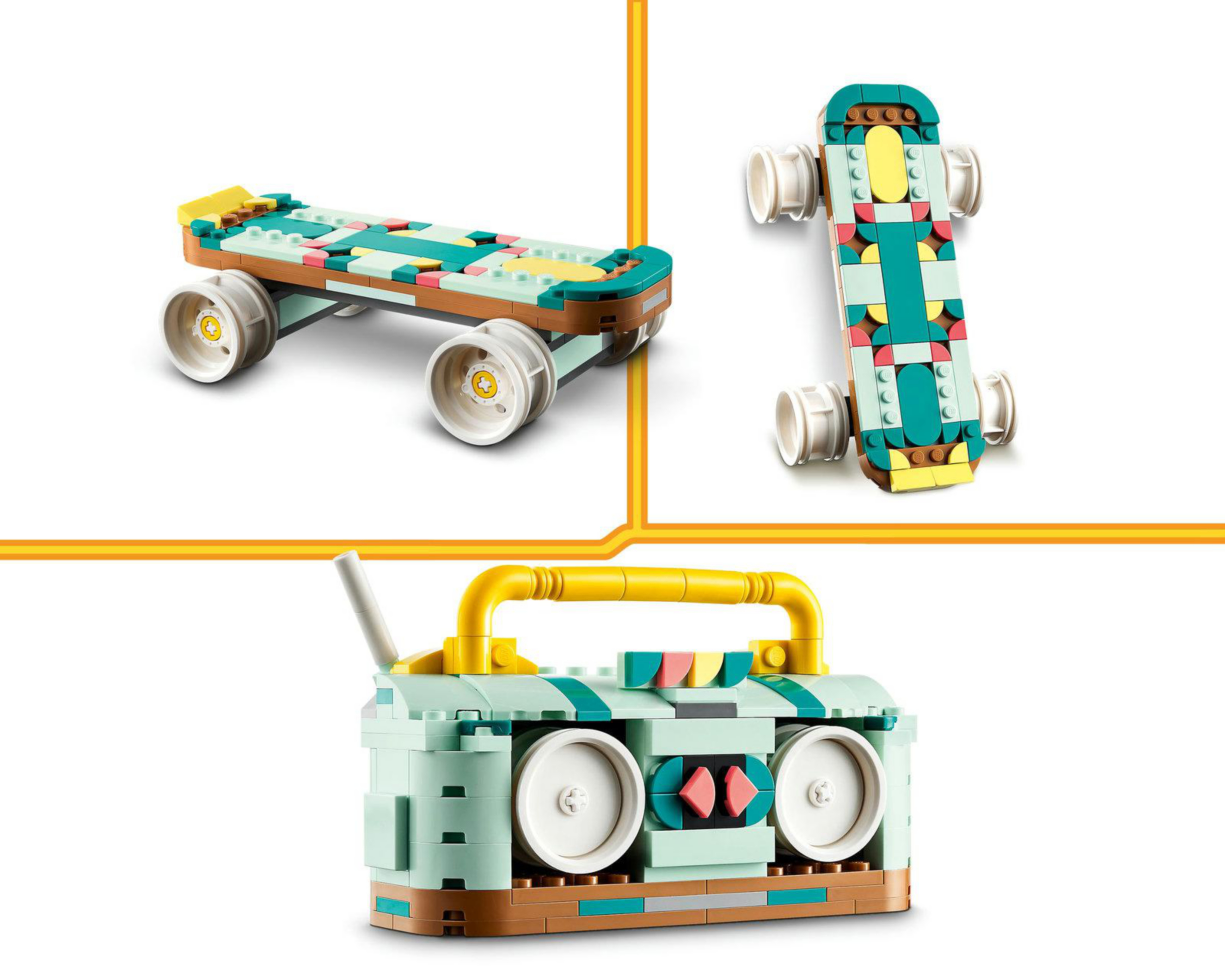 Foto 9 pulgar | LEGO Creator: Retro Roller Skate