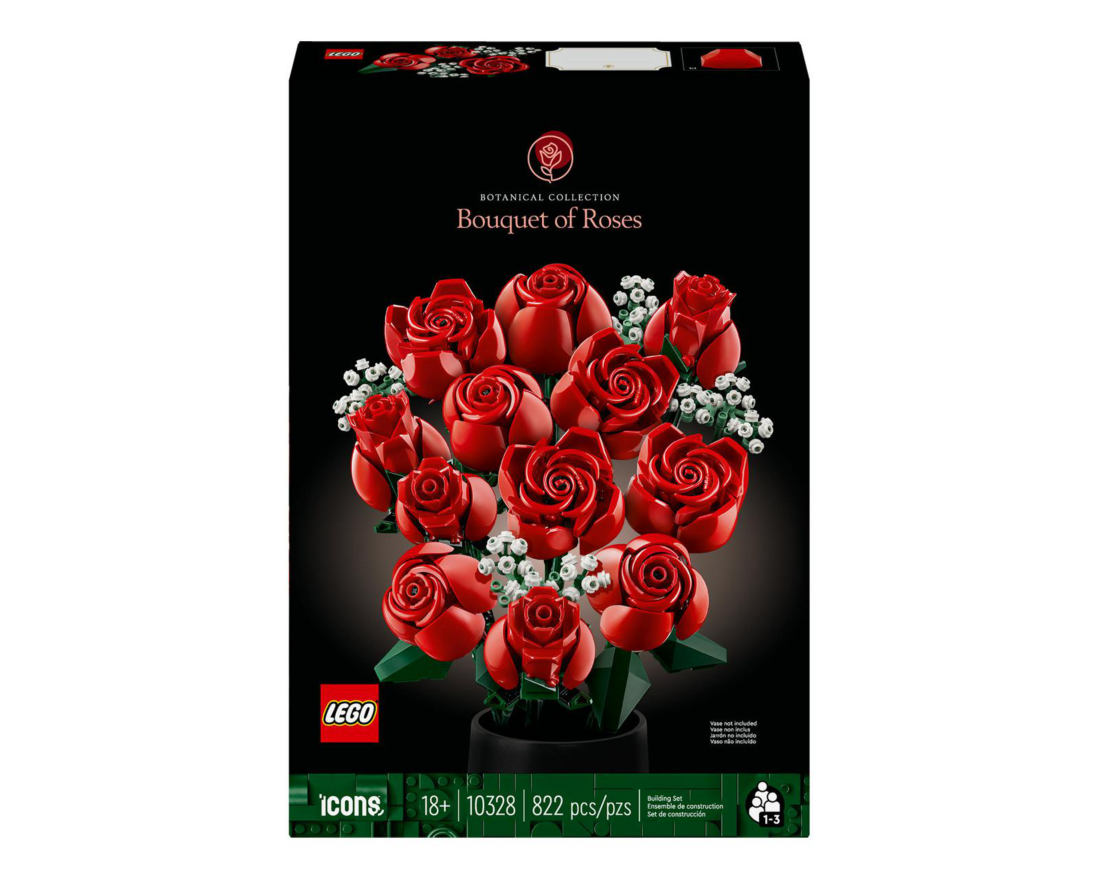 Foto 2 | LEGO Icons: Ramo de Rosas