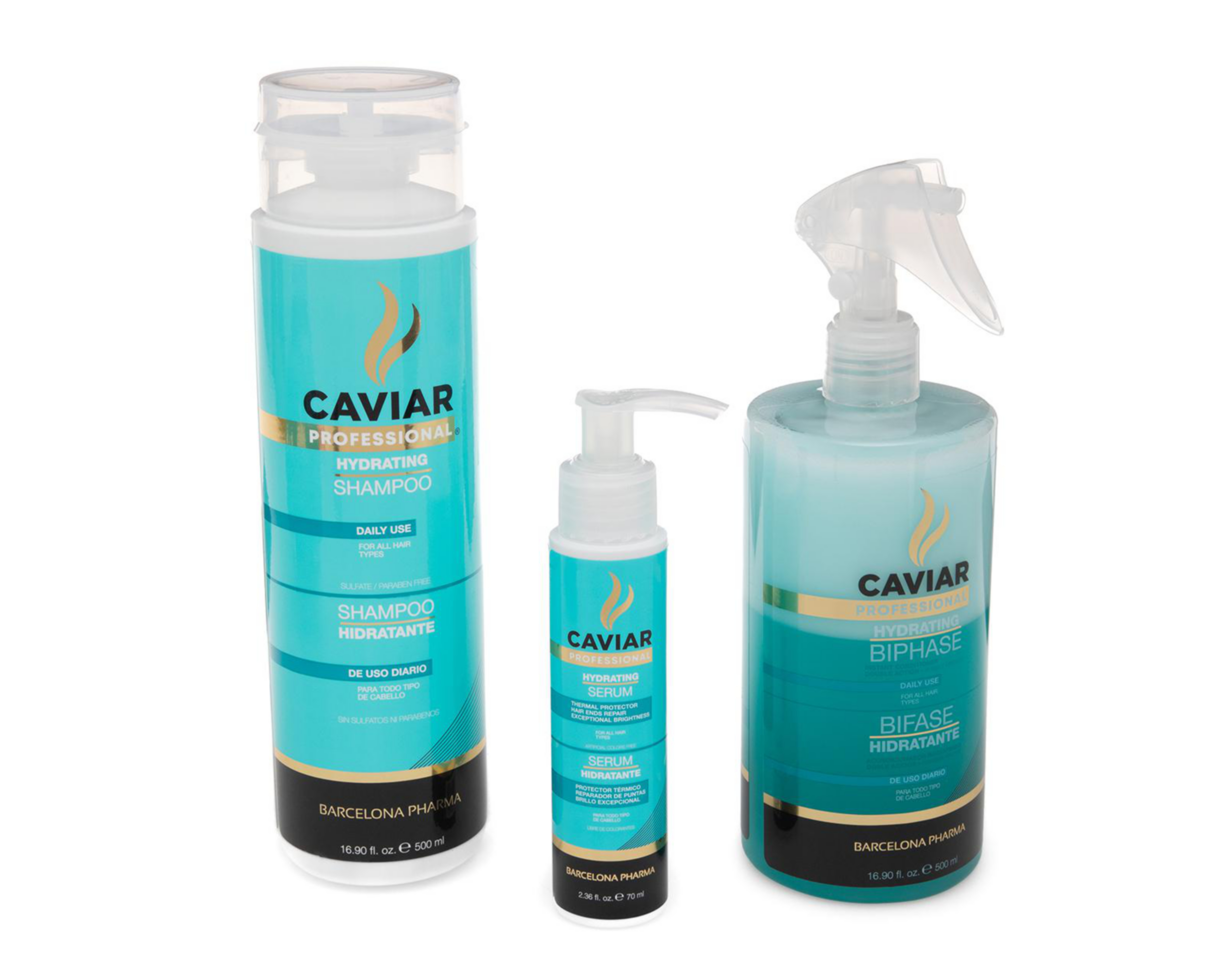 Foto 4 | Tratamiento Capilar Caviar Professional Hidratante 3 Piezas