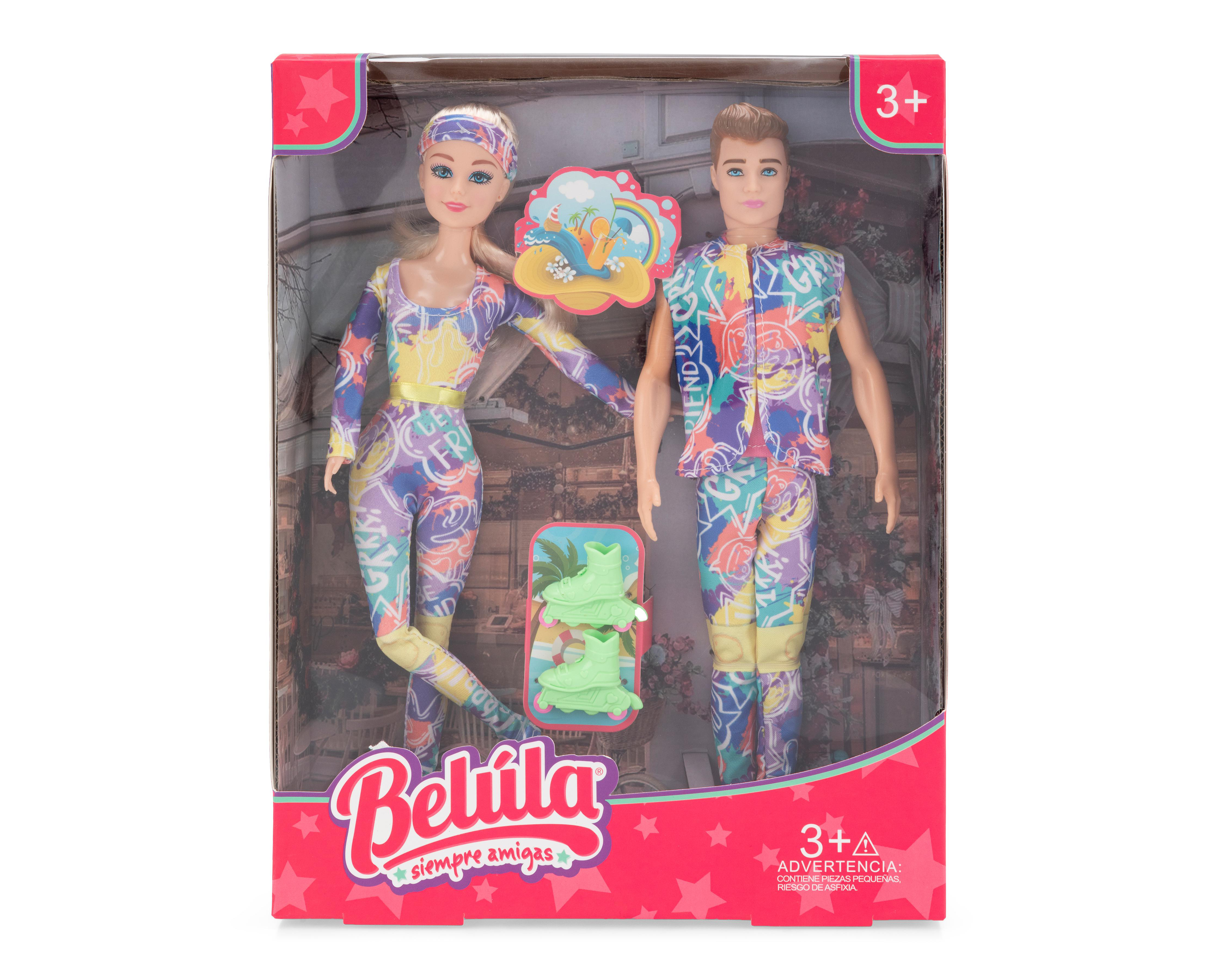 Muñeca Belúla con Patines 2 piezas