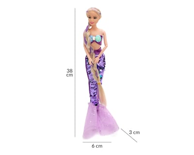 Foto 6 | Muñeca Belúla Sirena con Accesorios