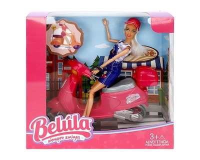 Foto 2 | Muñeca Belúla con Motocicleta