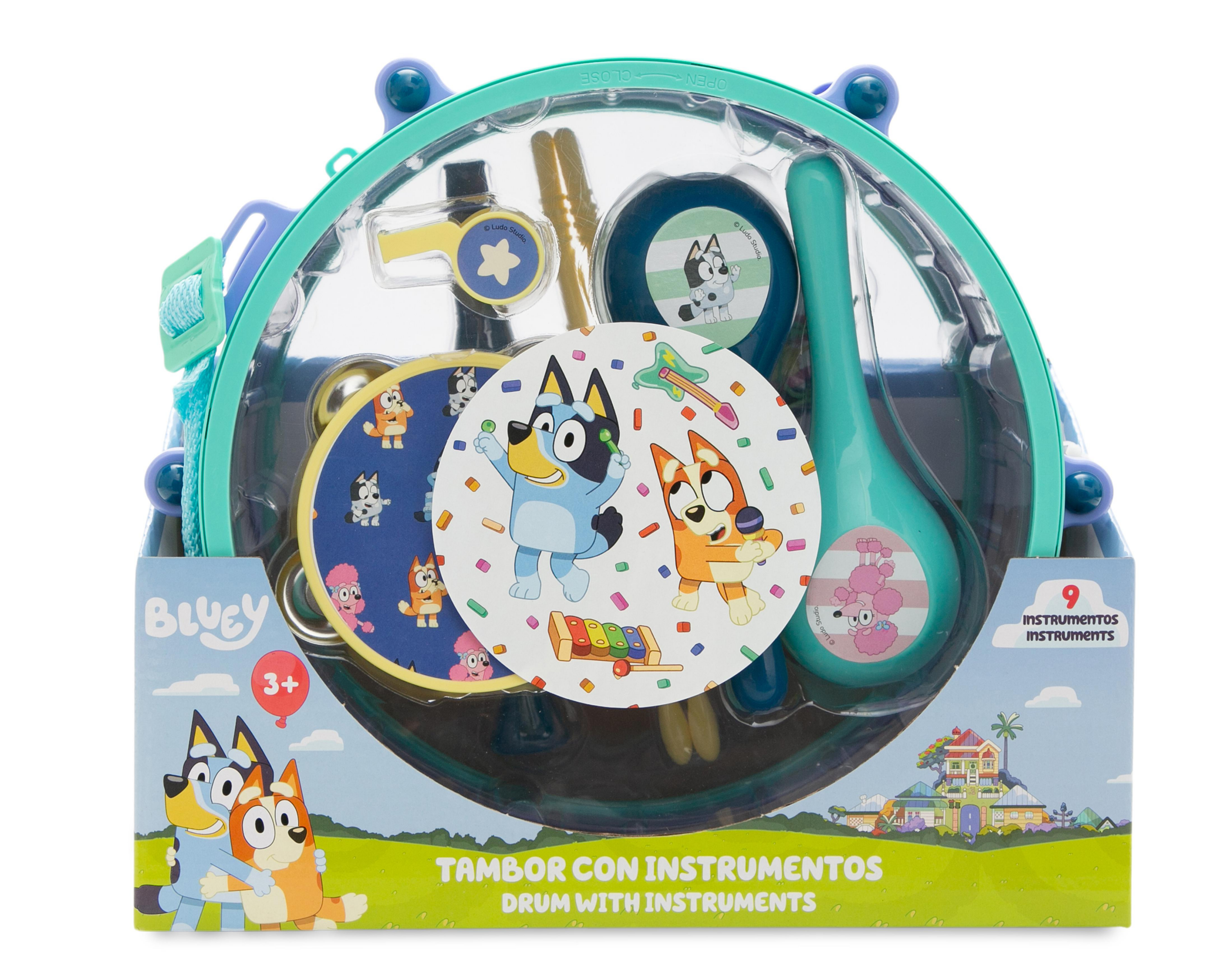 Foto 6 pulgar | Tambor con Instrumentos Bluey