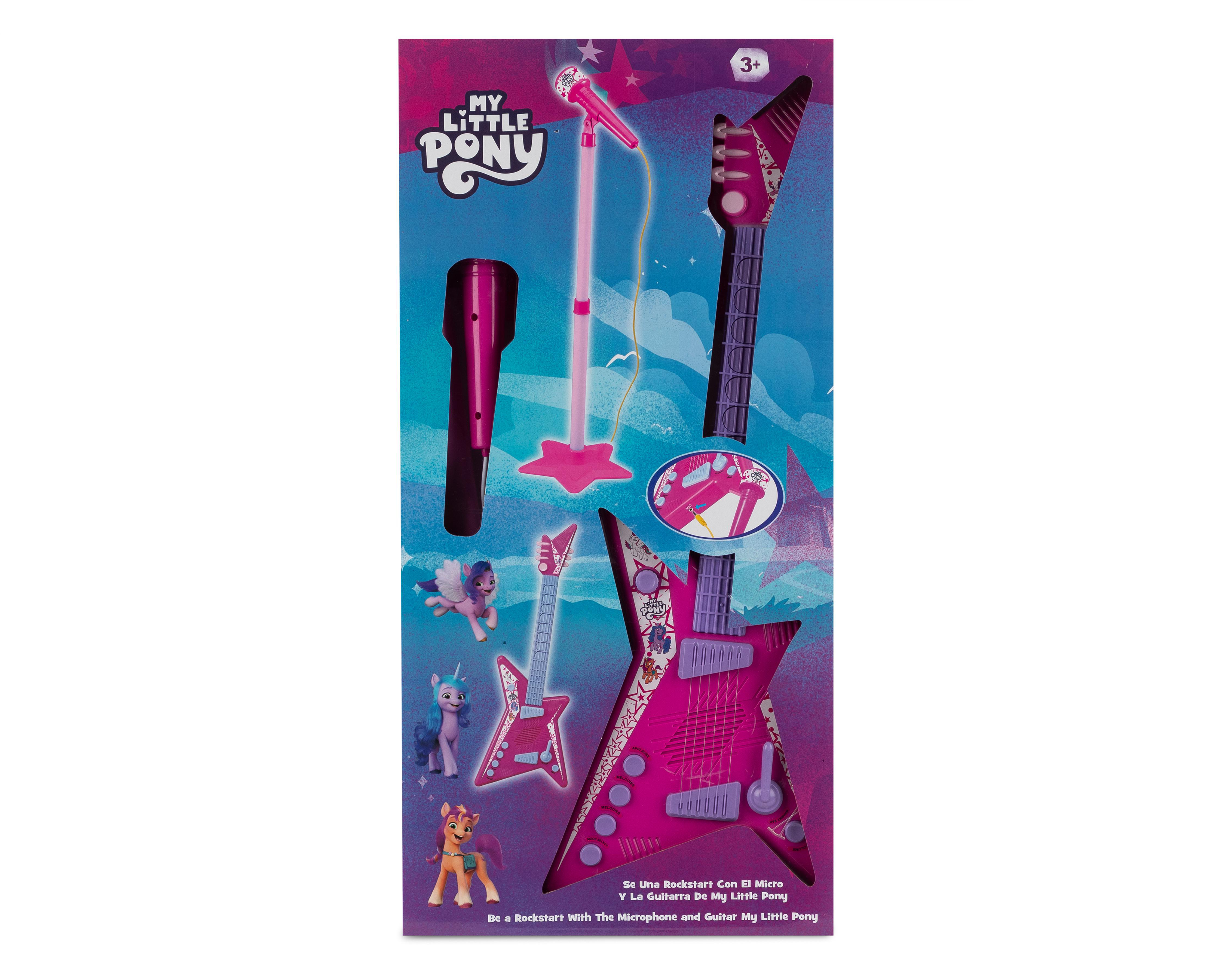 Guitarra My Little Pony Hasbro con Micrófono