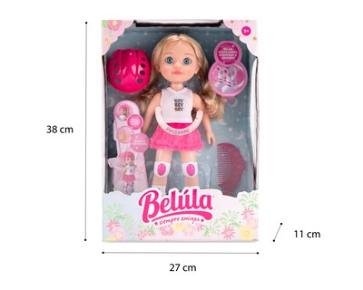 Foto 3 | Muñeca Belúla Patinadora