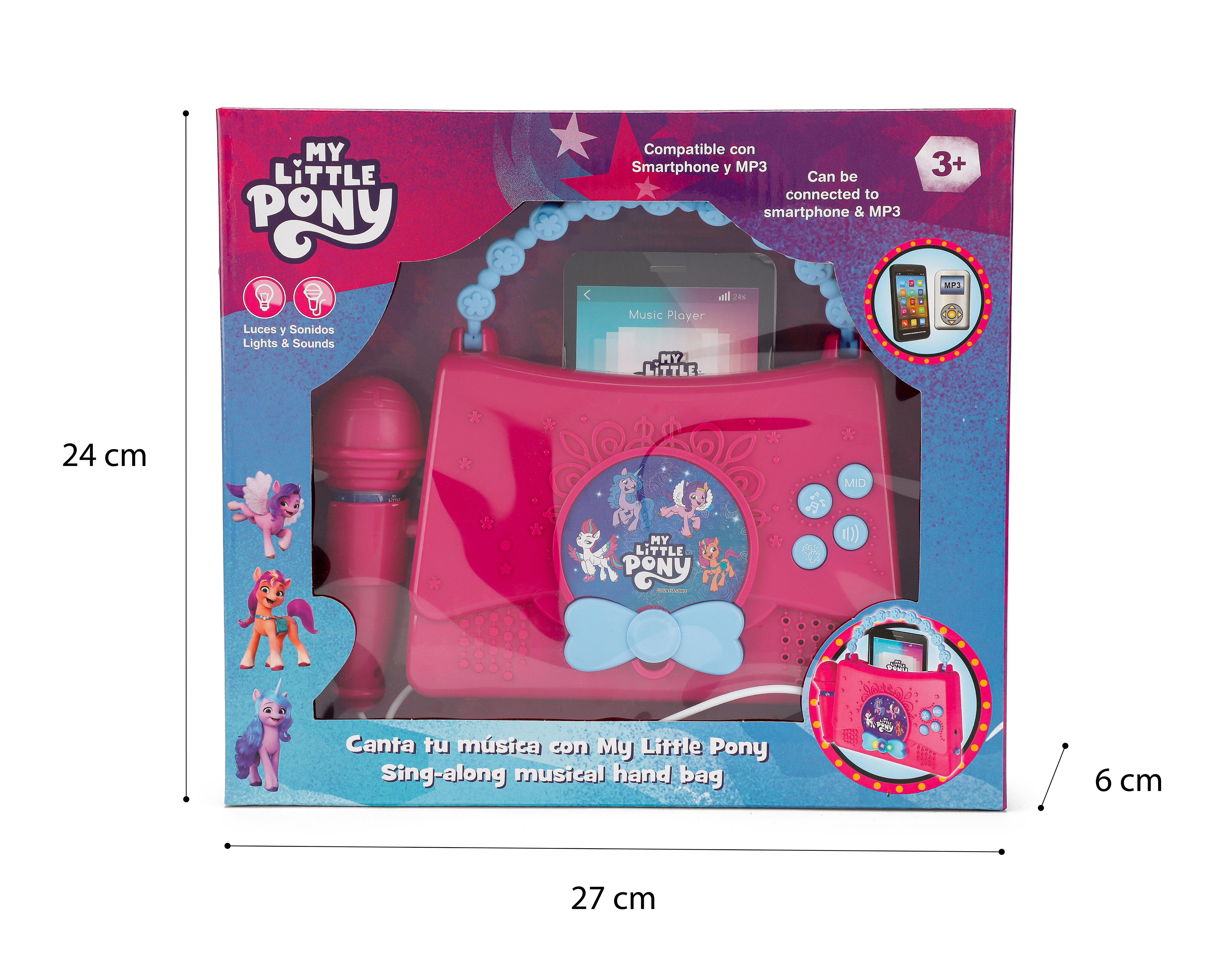 Foto 5 pulgar | Juego de Karaoke My Little Pony Sing Along Musical Hand Bag