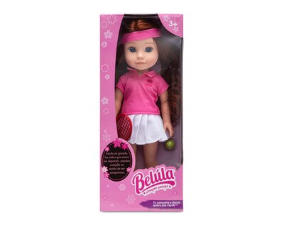 Foto 5 | Muñeca Belúla Tenista con Accesorios
