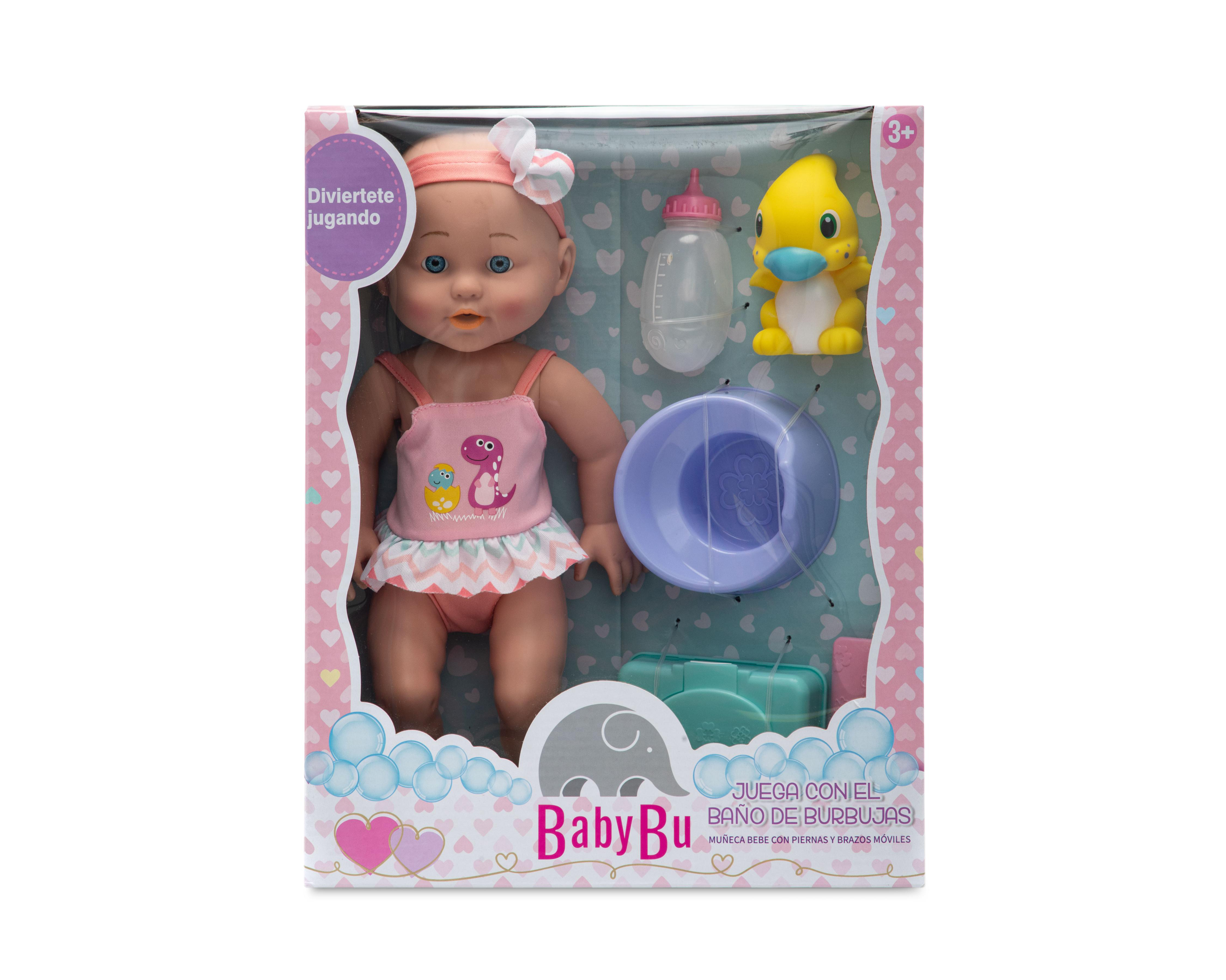 Foto 5 | Muñeca Baby Bu Baño de Burbujas con Accesorios