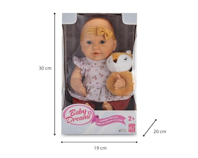Foto 3 | Muñeca de Bebé Baby Dreami de Colección con Osito