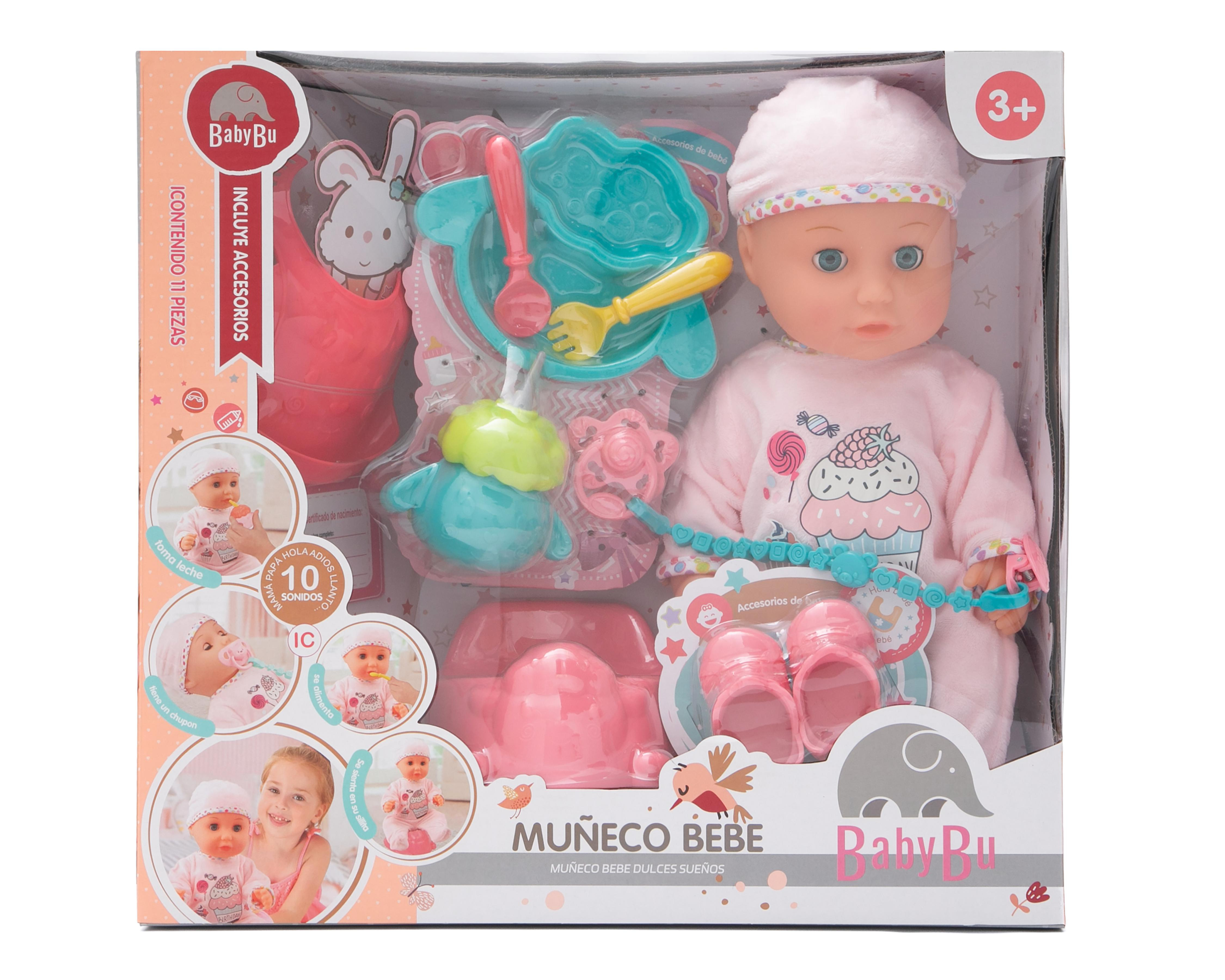 Foto 7 pulgar | Muñeco Bebé Baby Bu Dulces Sueños