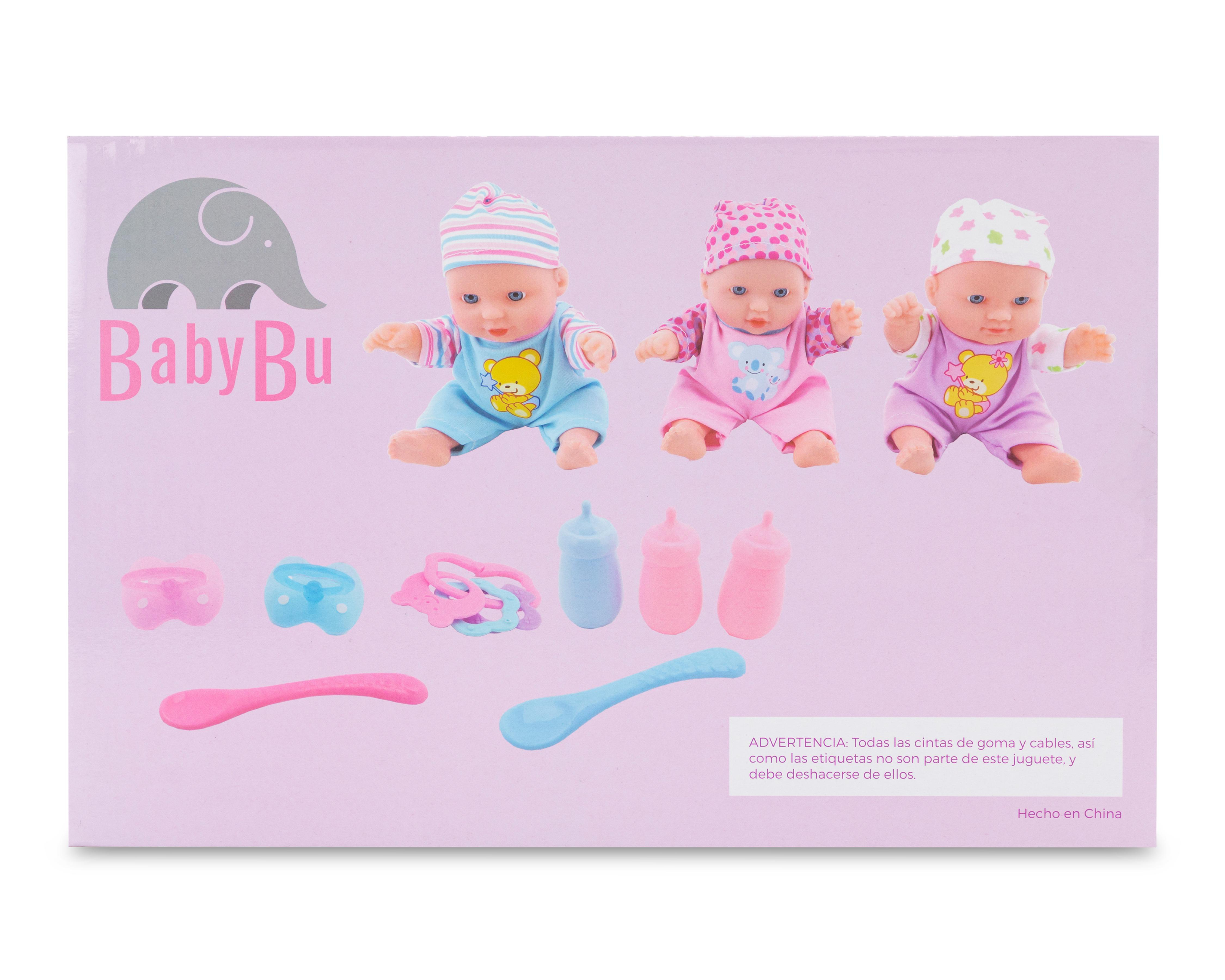 Foto 3 pulgar | Muñecas Bebé Baby Bu con Accesorios