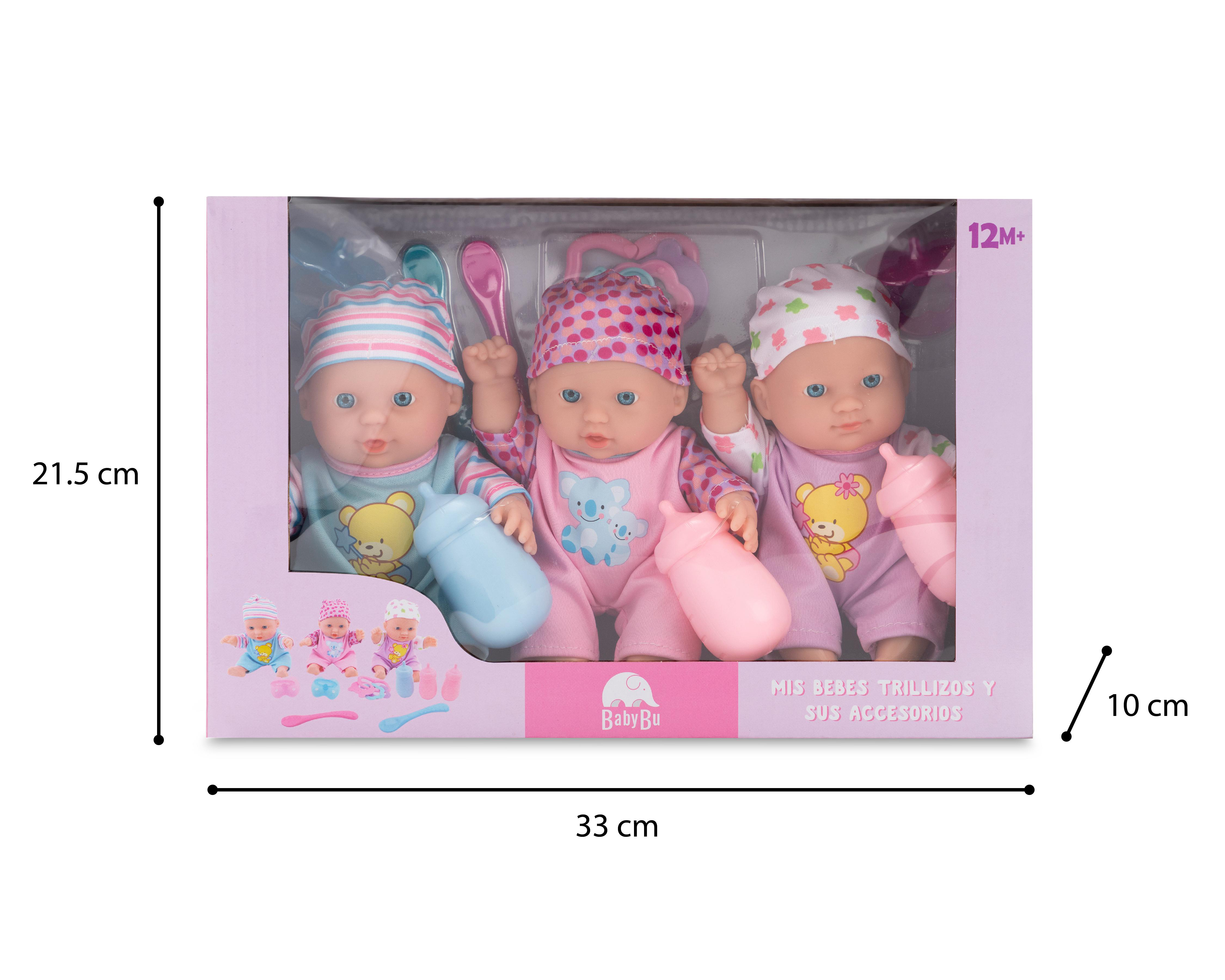 Foto 4 pulgar | Muñecas Bebé Baby Bu con Accesorios