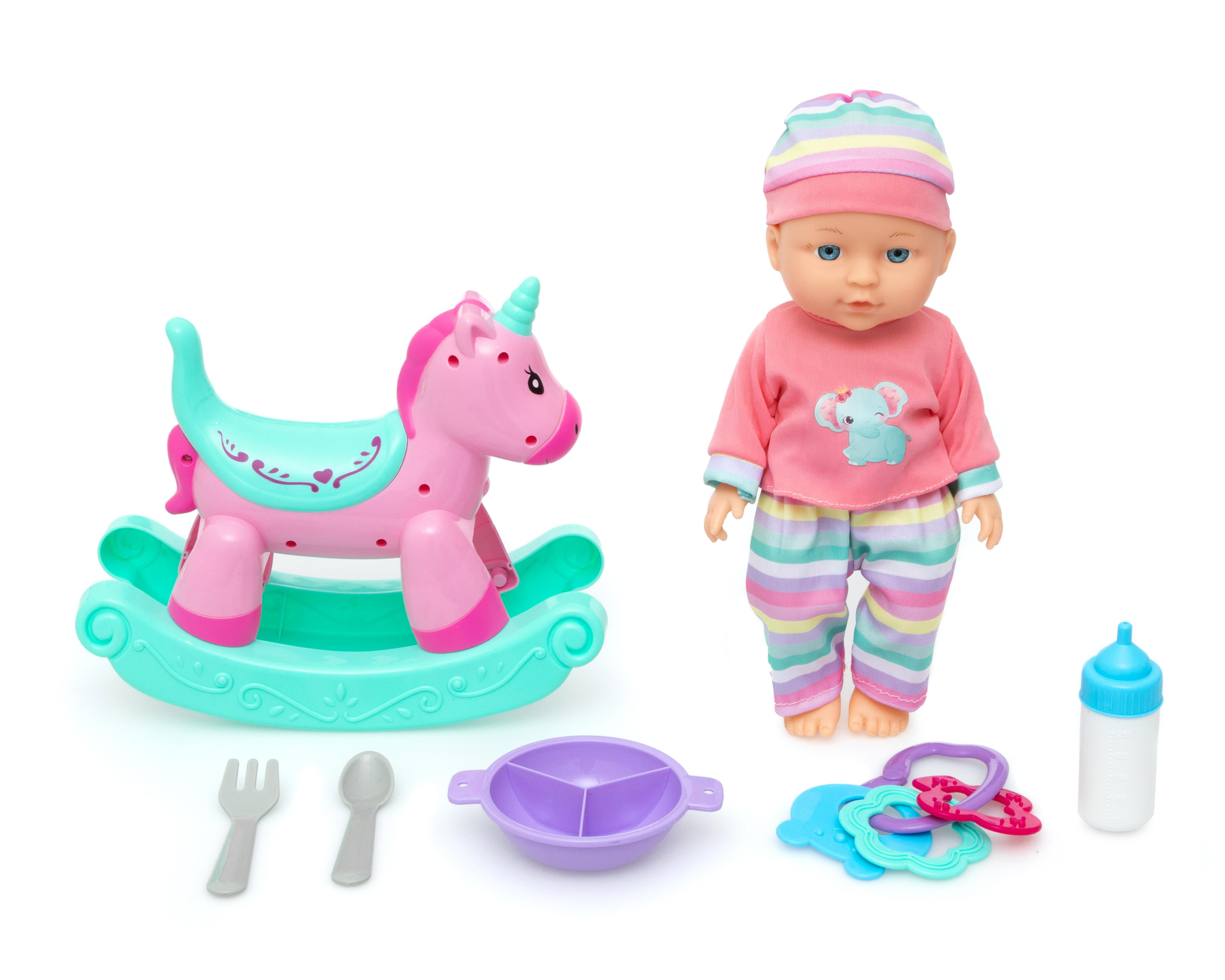 Foto 1 | Muñeca Baby Bu con Balancín de Unicornio