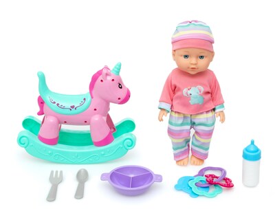 Foto 1 | Muñeca Baby Bu con Balancín de Unicornio