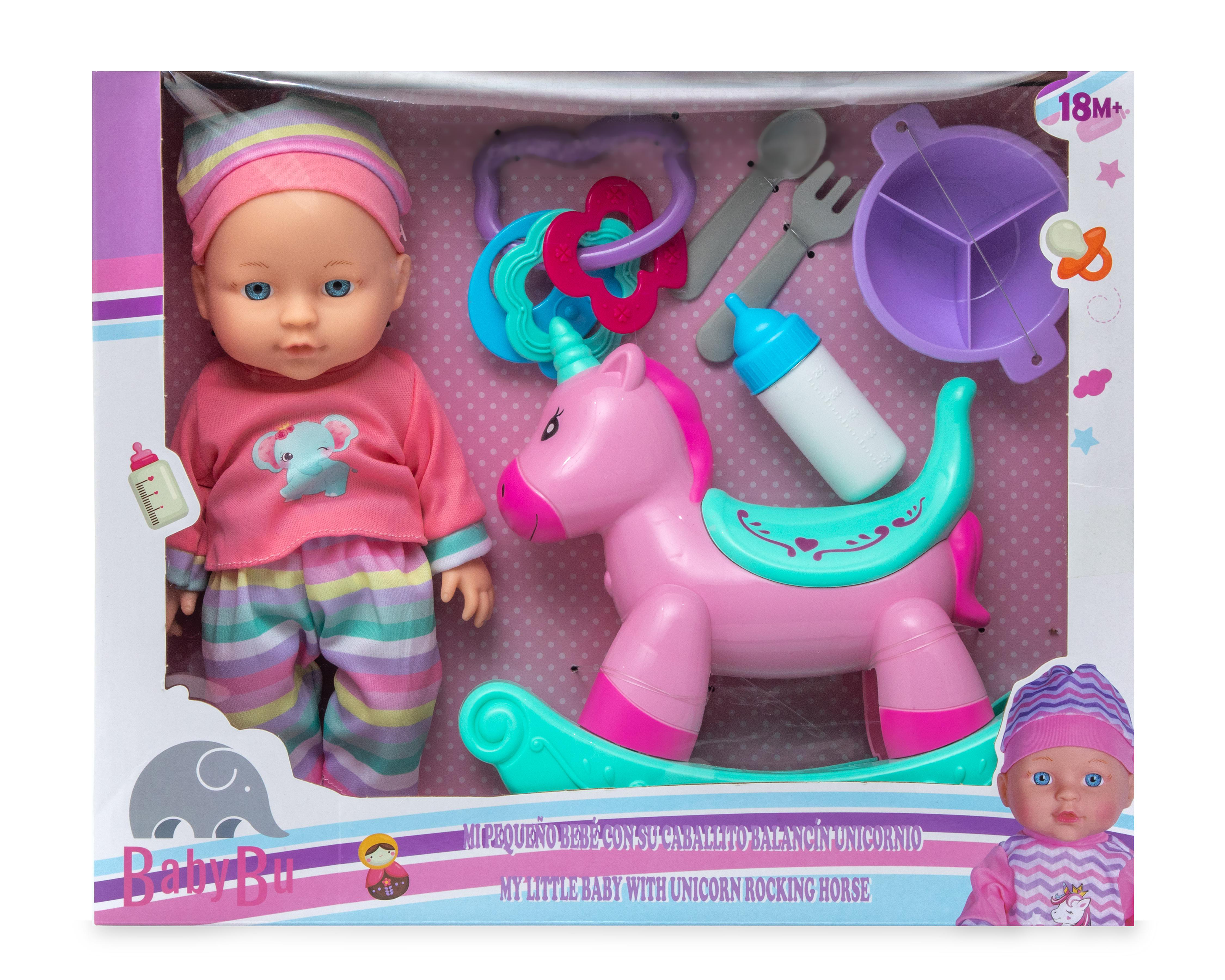 Foto 4 | Muñeca Baby Bu con Balancín de Unicornio