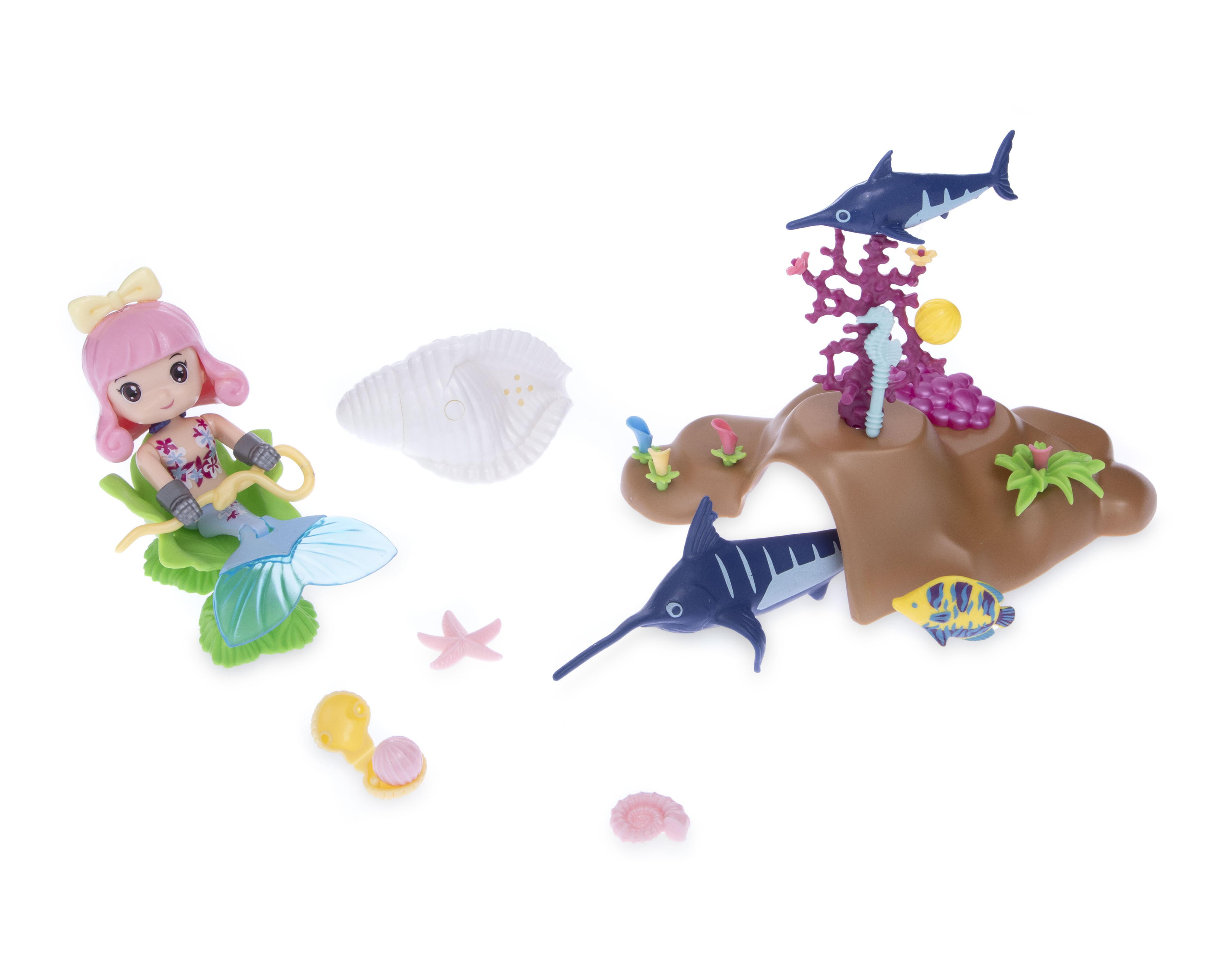 Foto 2 pulgar | Muñeca Belúla Sirena con Accesorios
