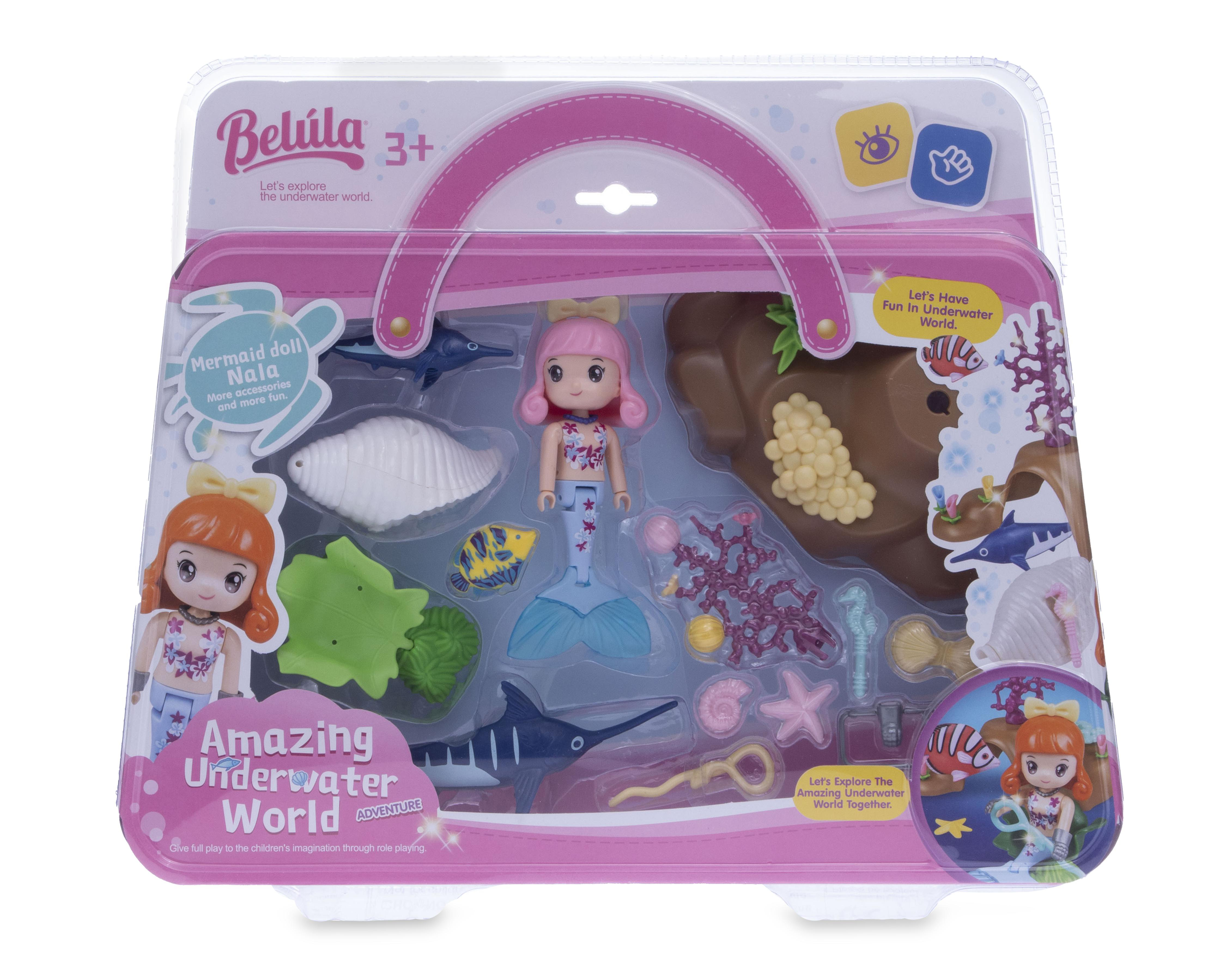 Foto 6 pulgar | Muñeca Belúla Sirena con Accesorios