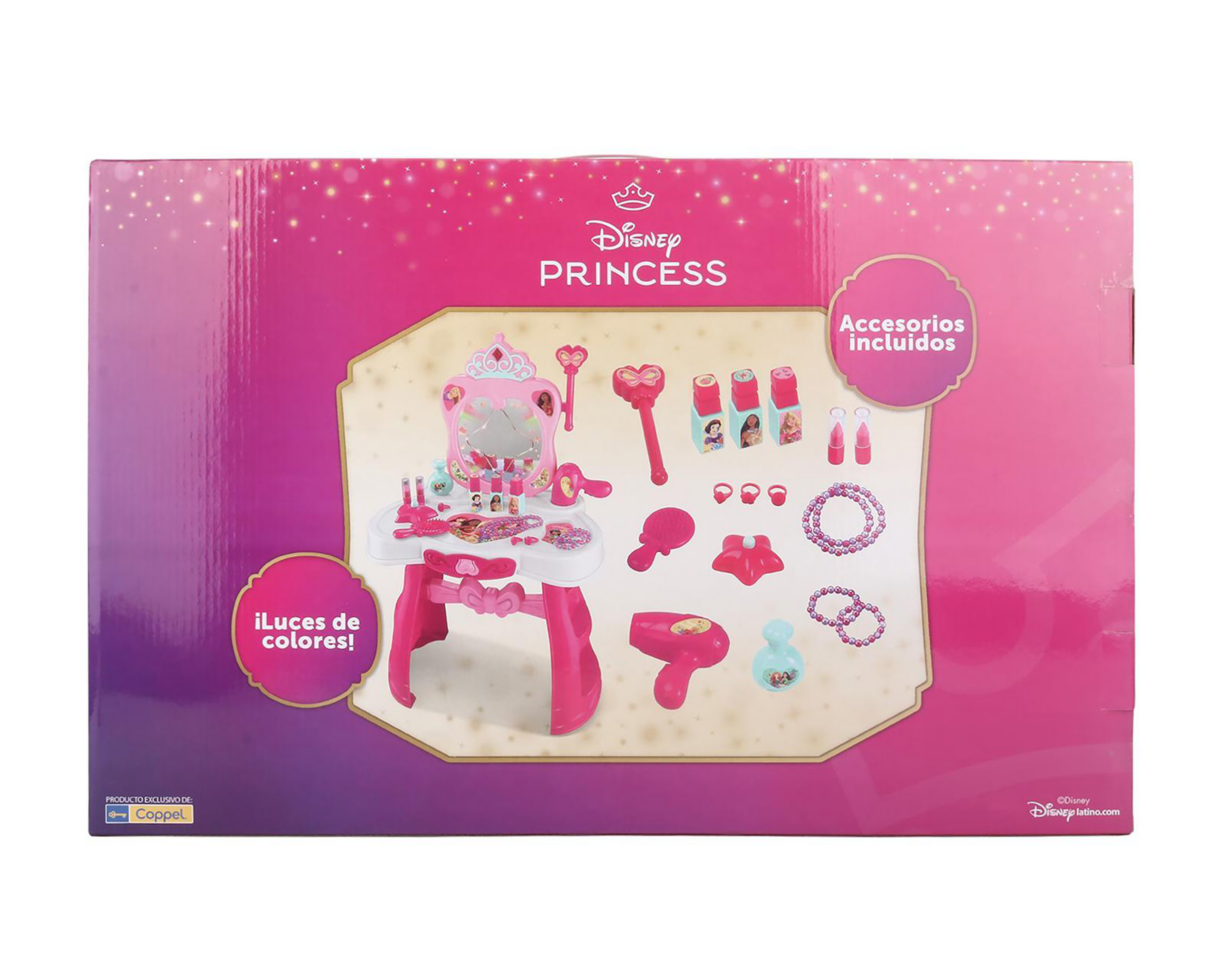 Foto 10 pulgar | Juego de Belleza Disney Princesas 18 Piezas