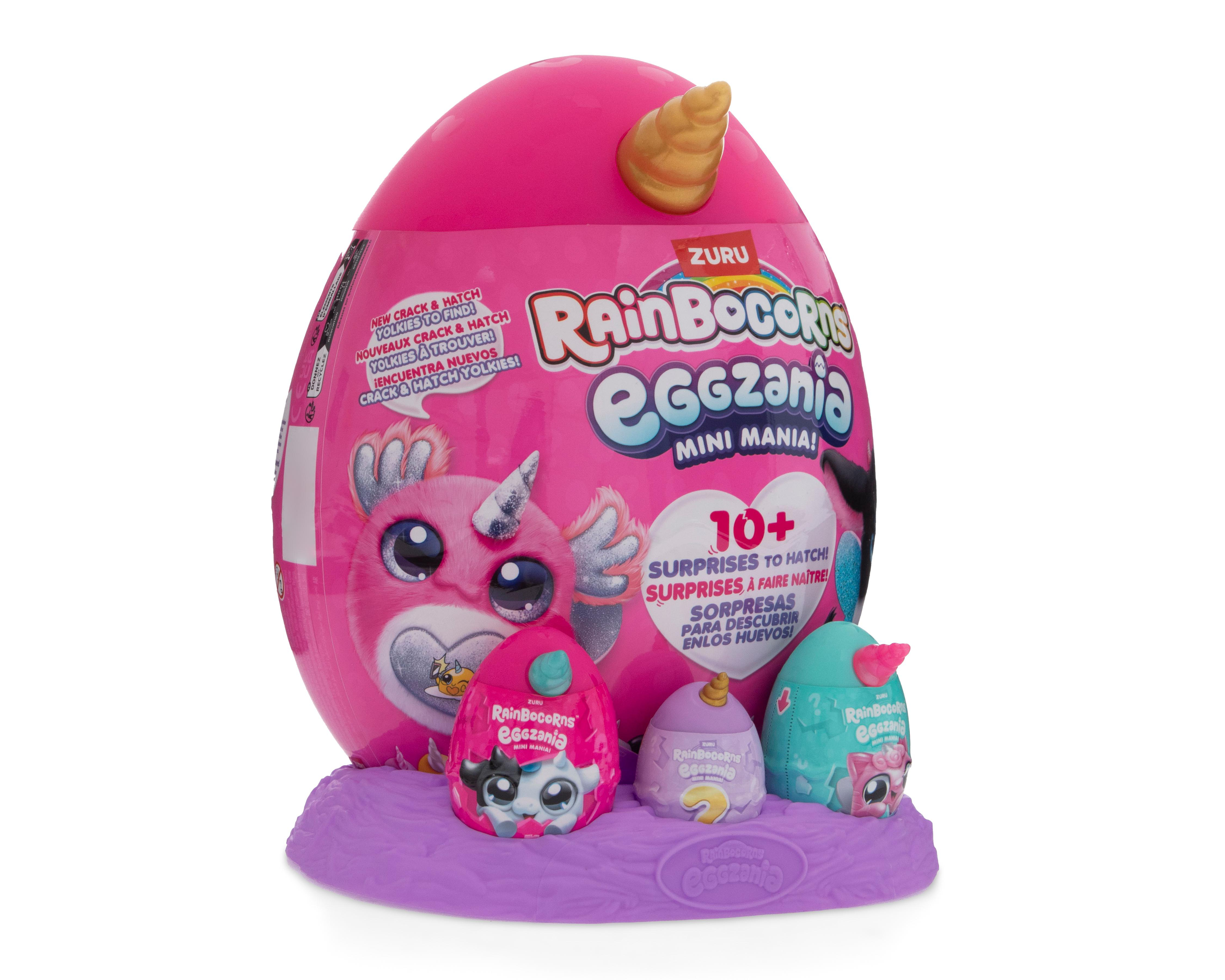 Foto 2 | Rainbocorns Zuru Eggzania Mini Mania