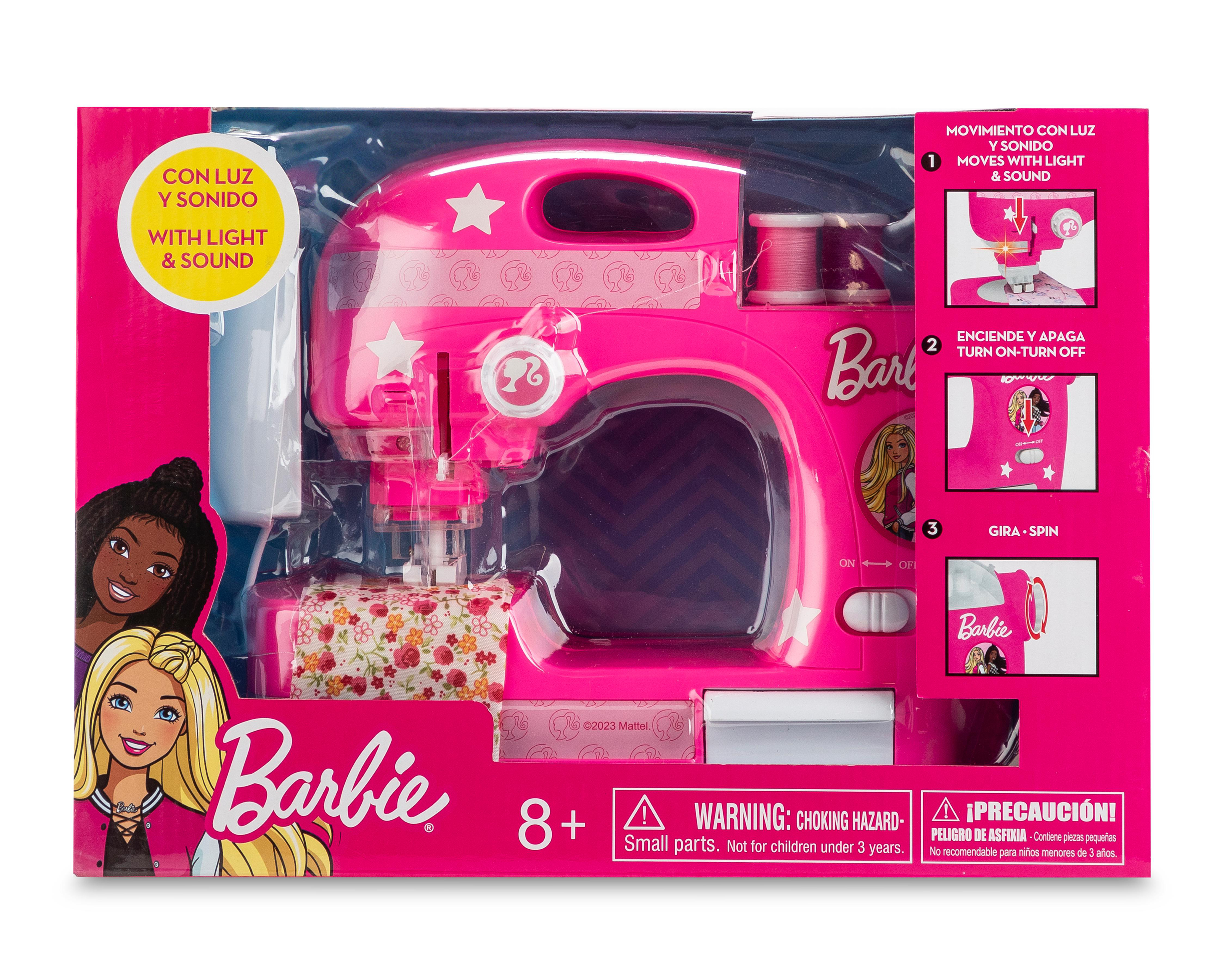 Foto 2 pulgar | Máquina de Coser Barbie con Luces y Sonidos