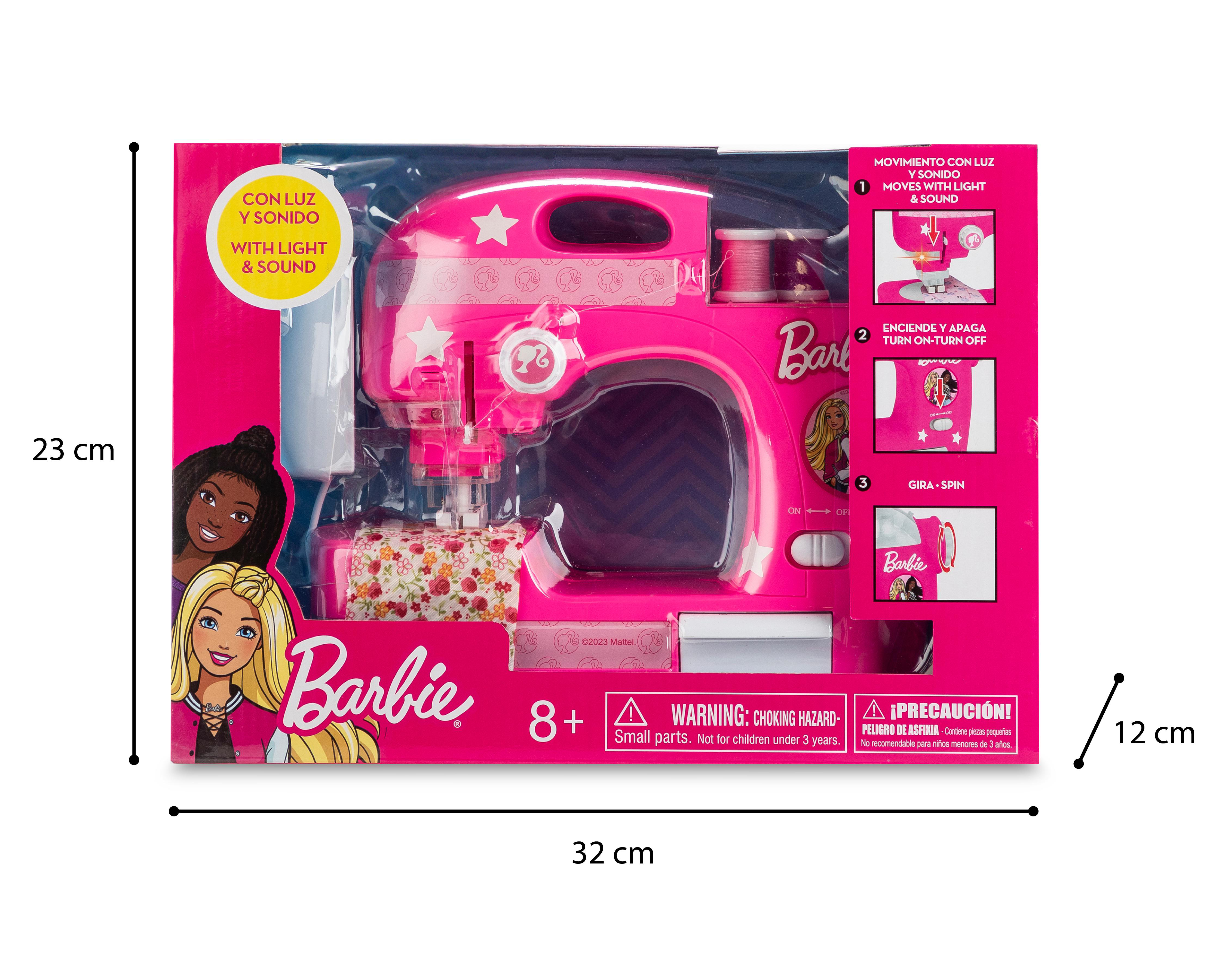 Foto 4 pulgar | Máquina de Coser Barbie con Luces y Sonidos