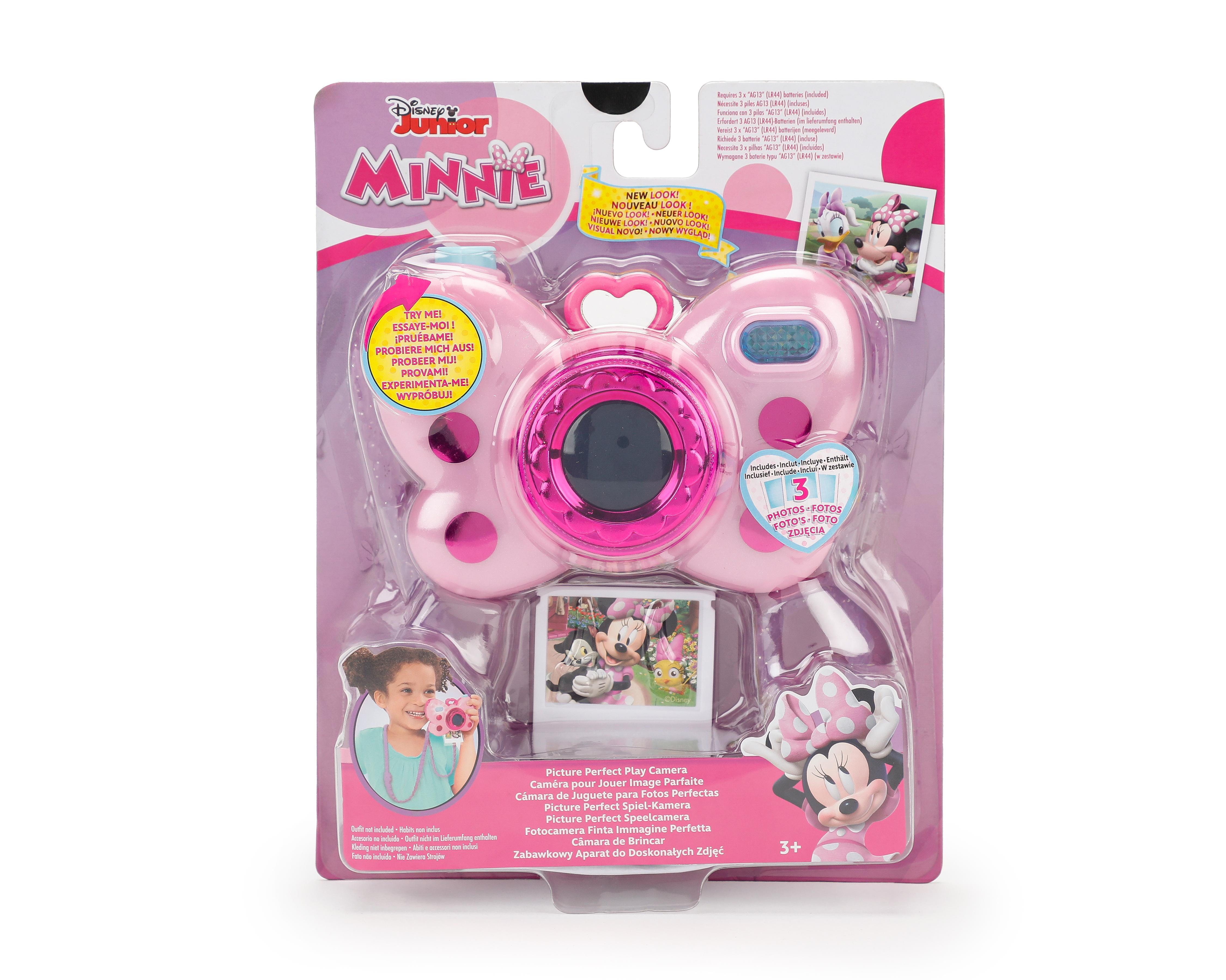 Cámara de Juguete Disney Minnie Mouse con Luces y Sonidos