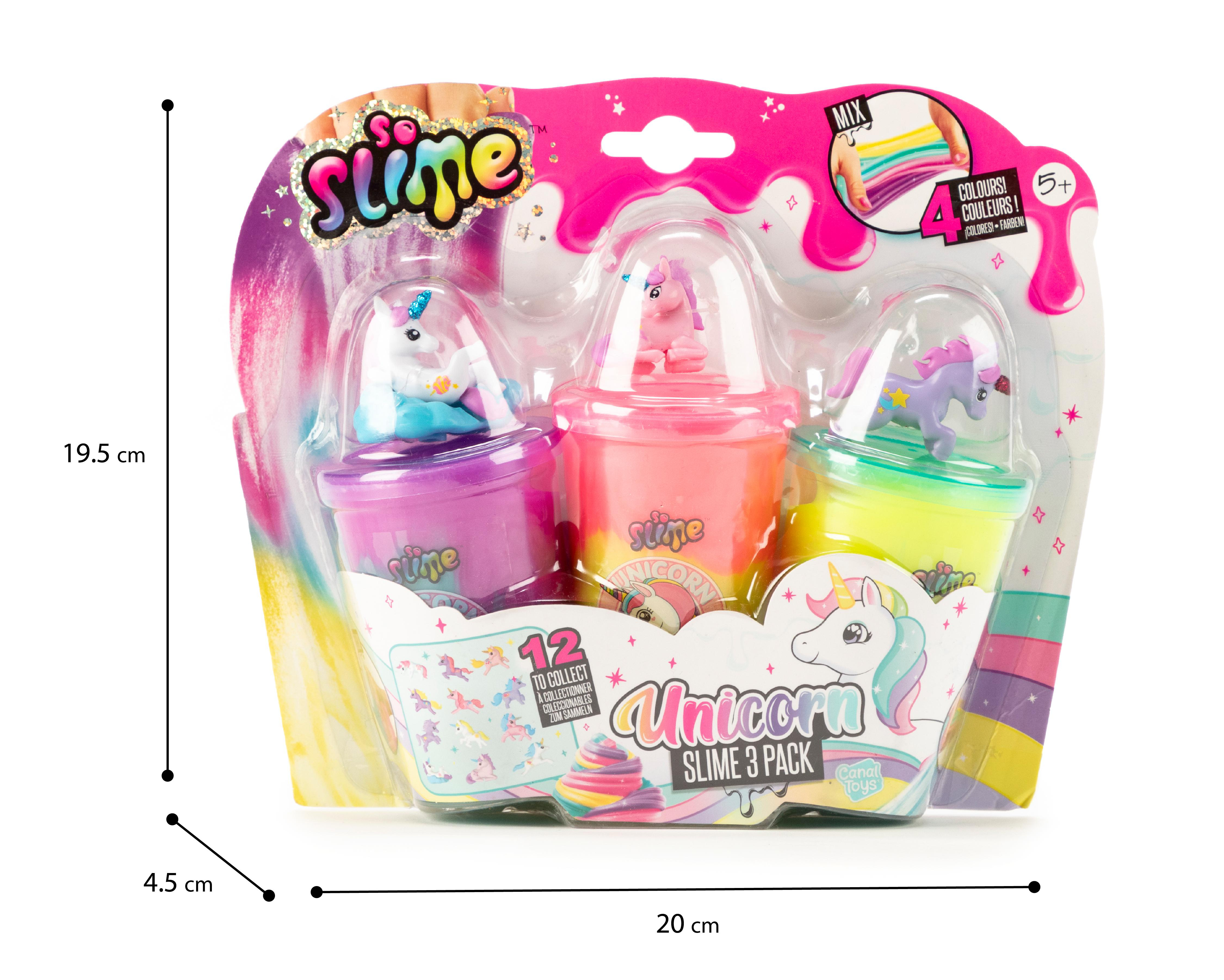 Foto 3 | Slime de Unicornio So Slime Diy 3 Piezas