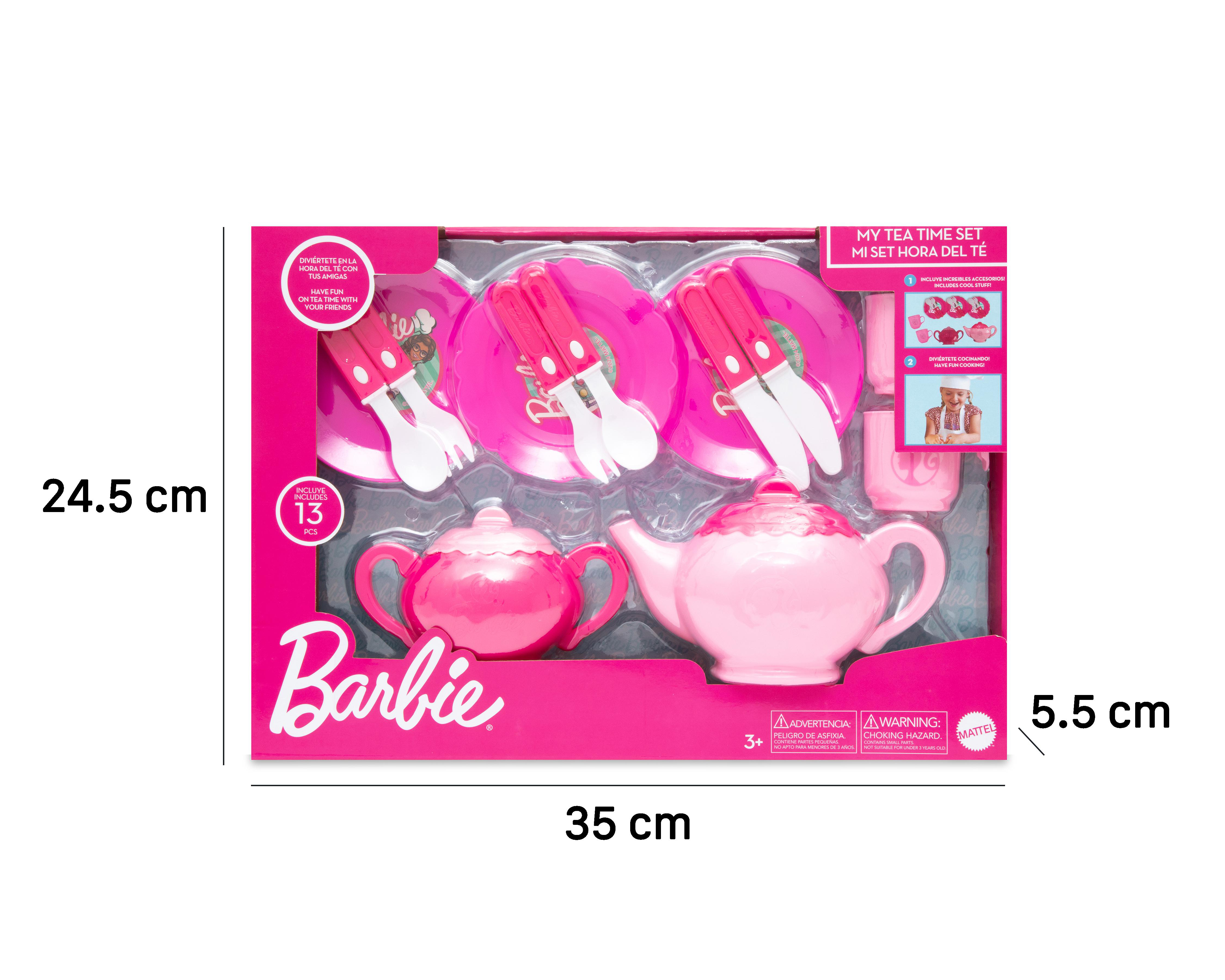 Foto 7 pulgar | Juego de Té Barbie Mi Set Hora del Té