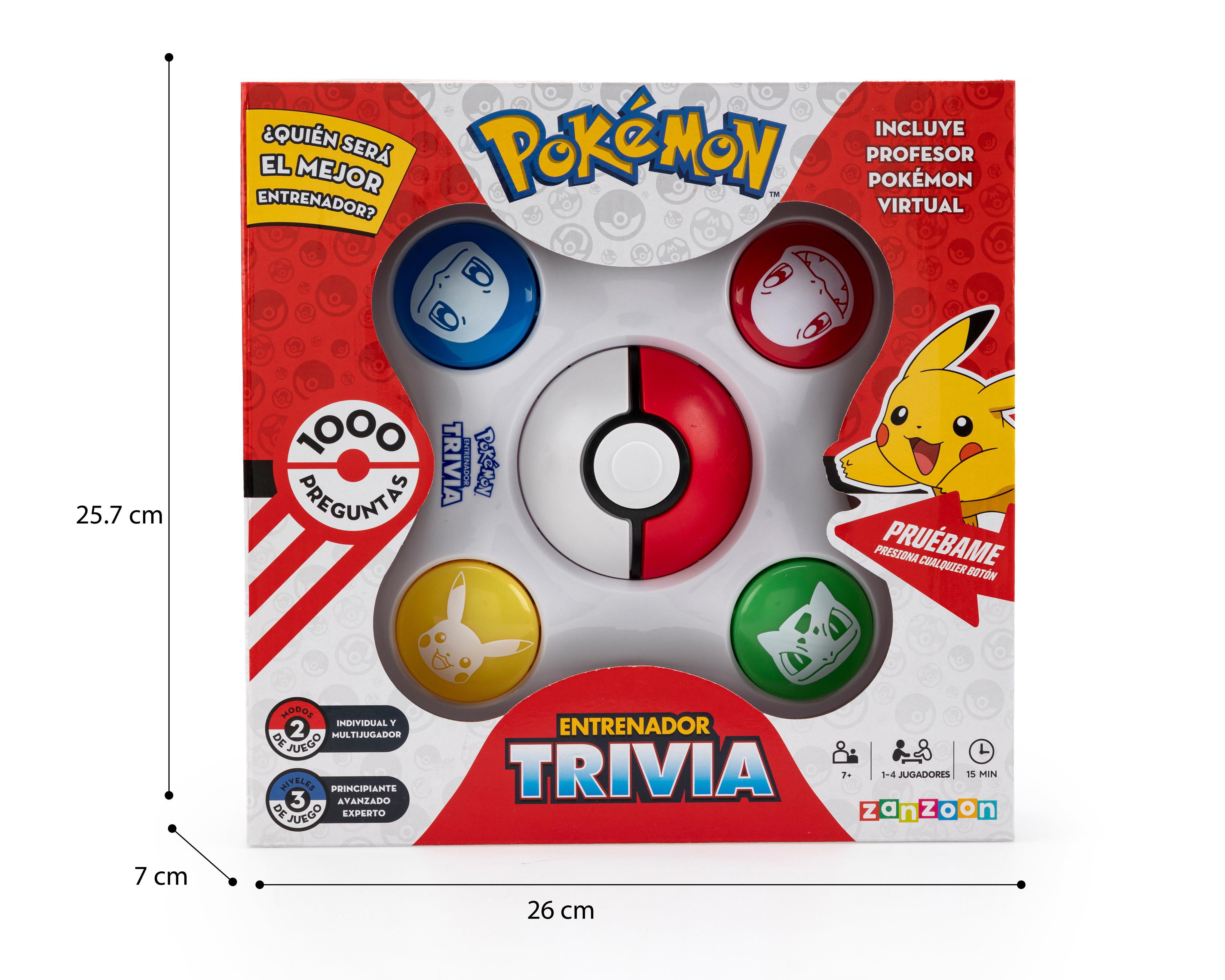 Foto 4 pulgar | Juego de Mesa Entrenador Trivia Pokémon