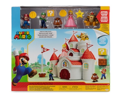 Foto 1 | Castillo Reino Champiñón Deluxe Nintendo 24 Piezas