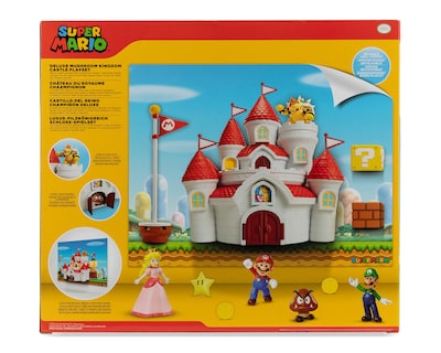 Foto 2 | Castillo Reino Champiñón Deluxe Nintendo 24 Piezas