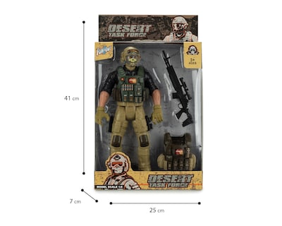 Foto 3 | Figura de Acción Soldado Funzone con Accesorios