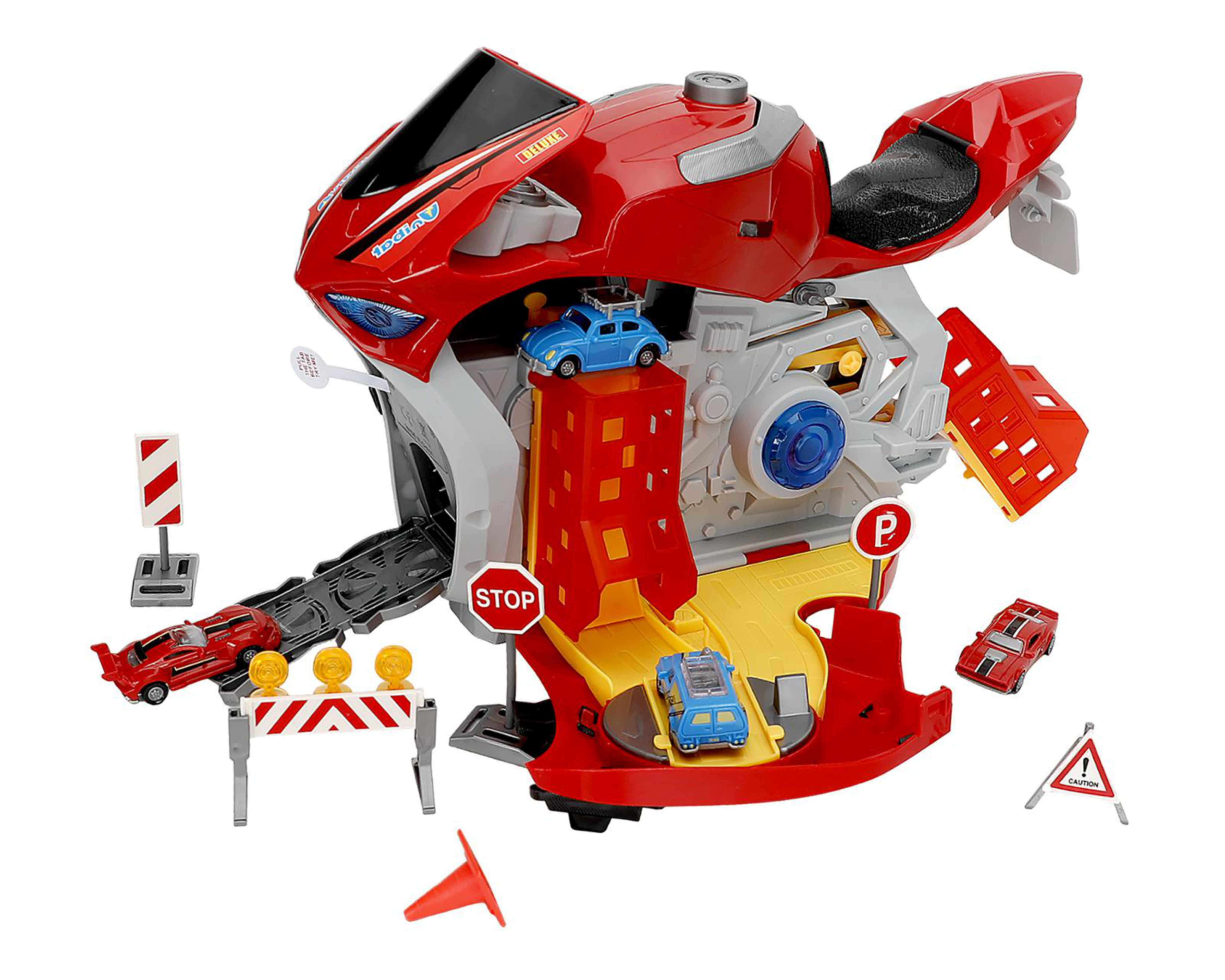 Pista de Carreras Funzone Helicóptero con Accesorios $241