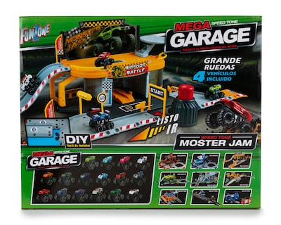 Foto 1 | Mega Garage Funzone con Monster Truck de Juguete