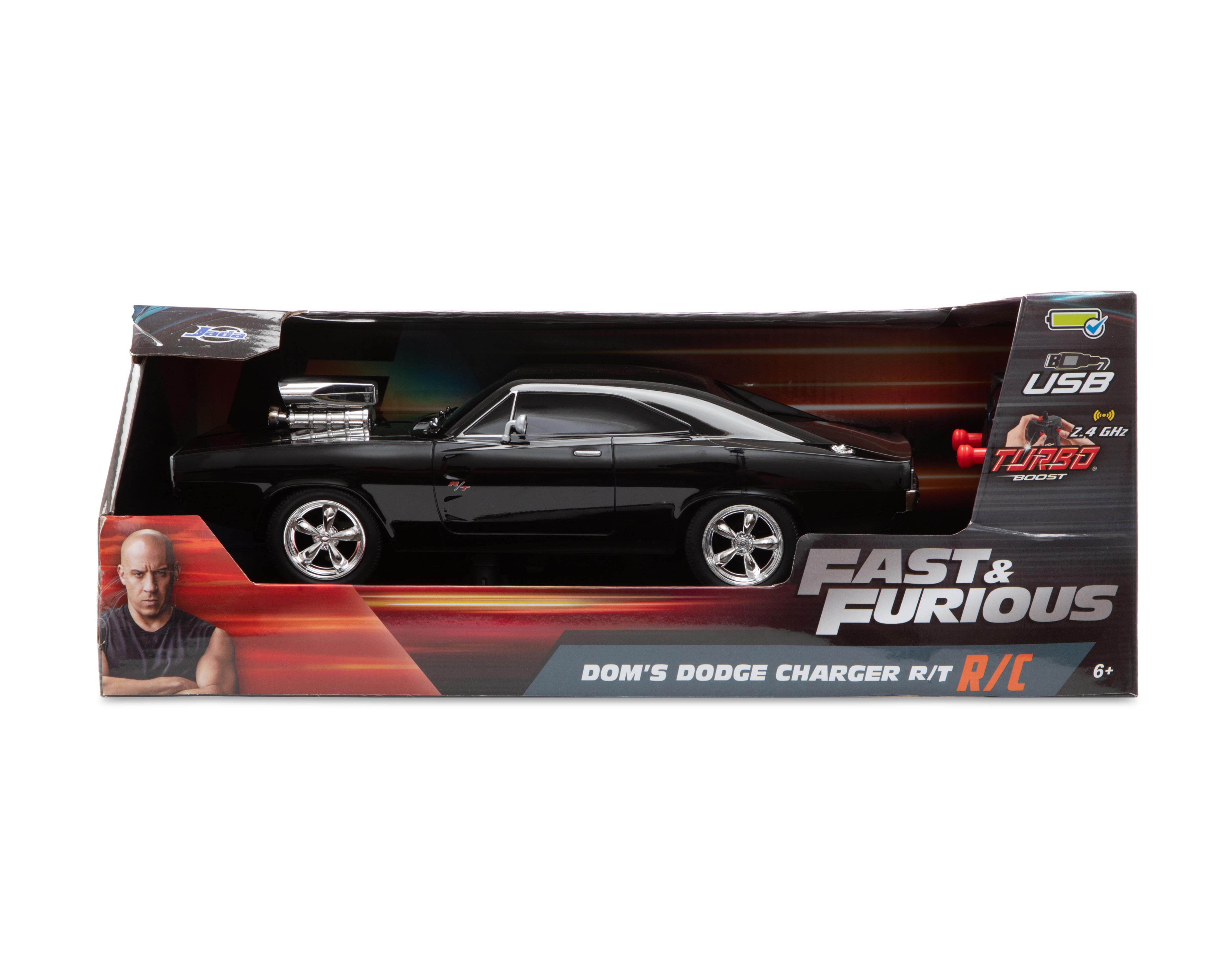 Foto 8 pulgar | Auto de Control Remoto Fast & Furious Dom's Dodge Charter R/T