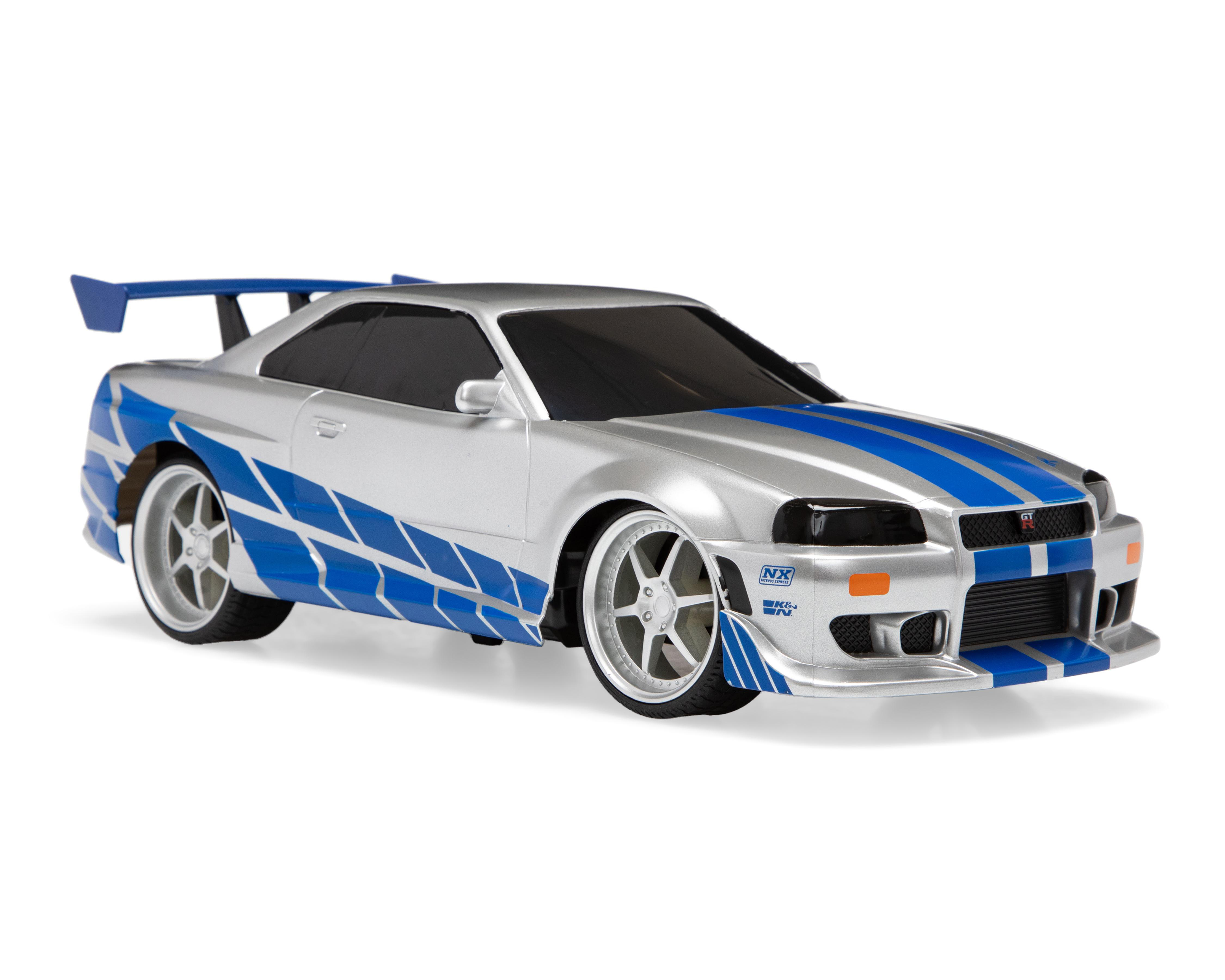 Foto 3 pulgar | Carro de Control Remoto Jada Toys Fast and Furious Brian's Nissan Skyline GTR R34