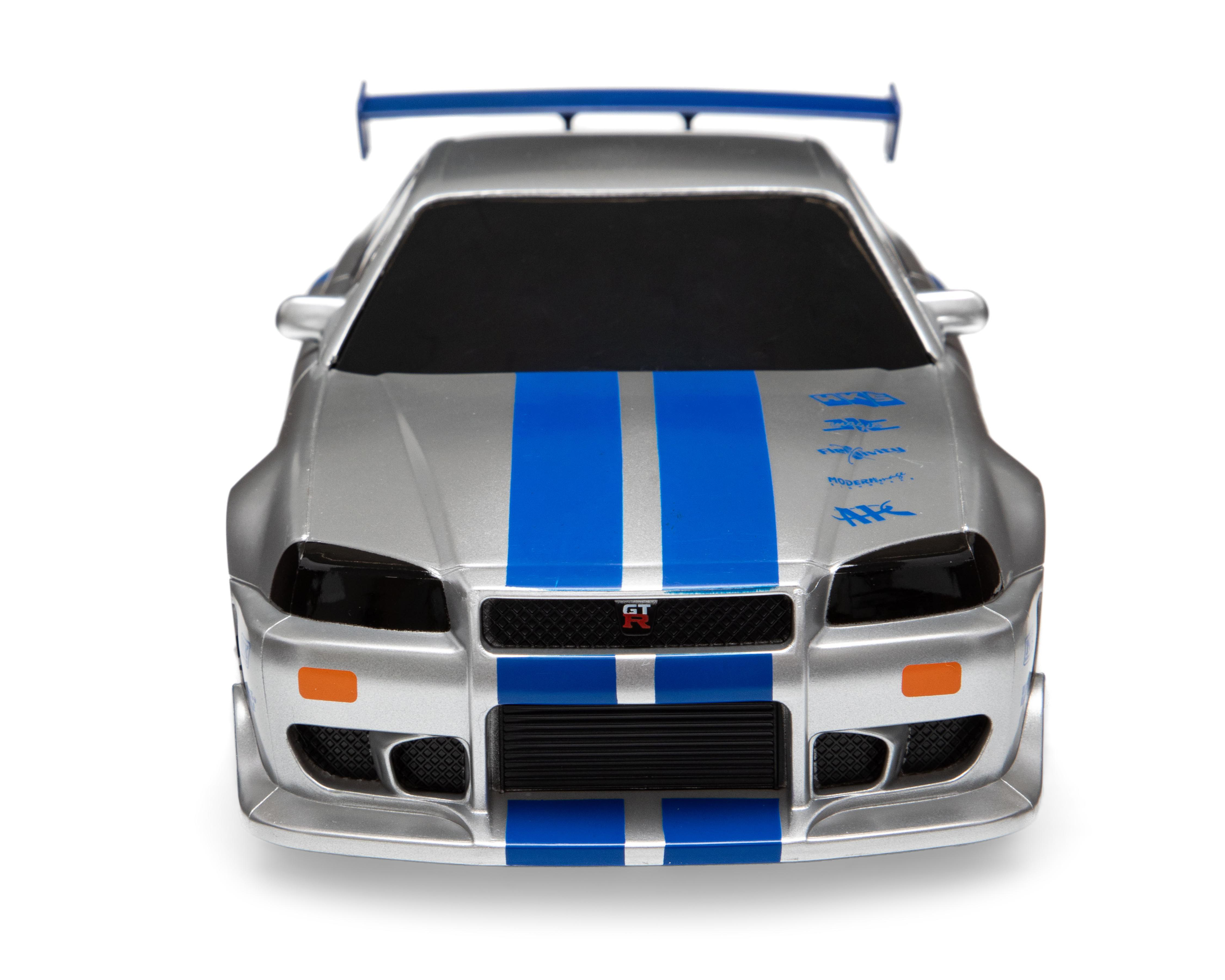 Foto 4 | Carro de Control Remoto Jada Toys Fast and Furious Brian's Nissan Skyline GTR R34