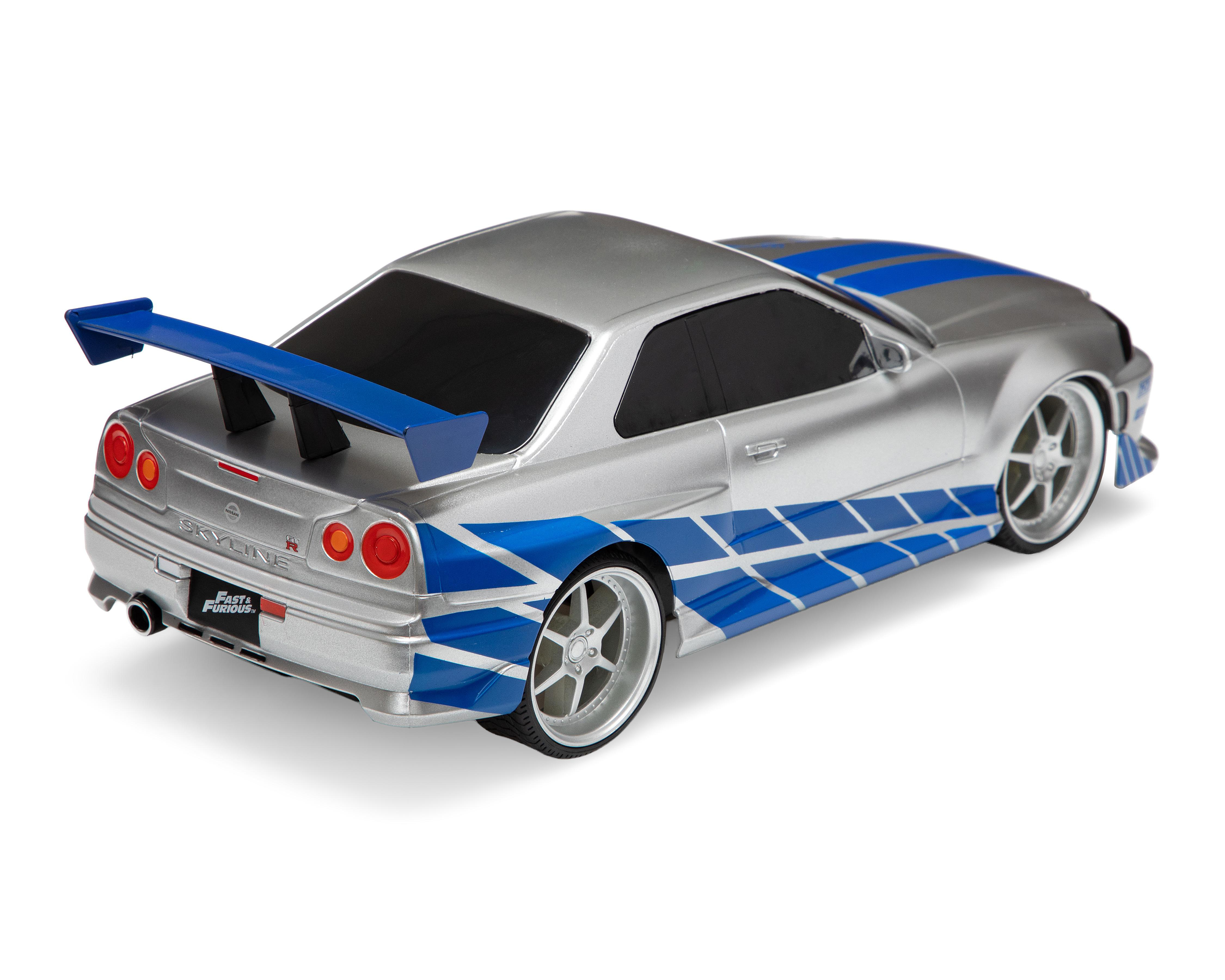 Foto 6 pulgar | Carro de Control Remoto Jada Toys Fast and Furious Brian's Nissan Skyline GTR R34