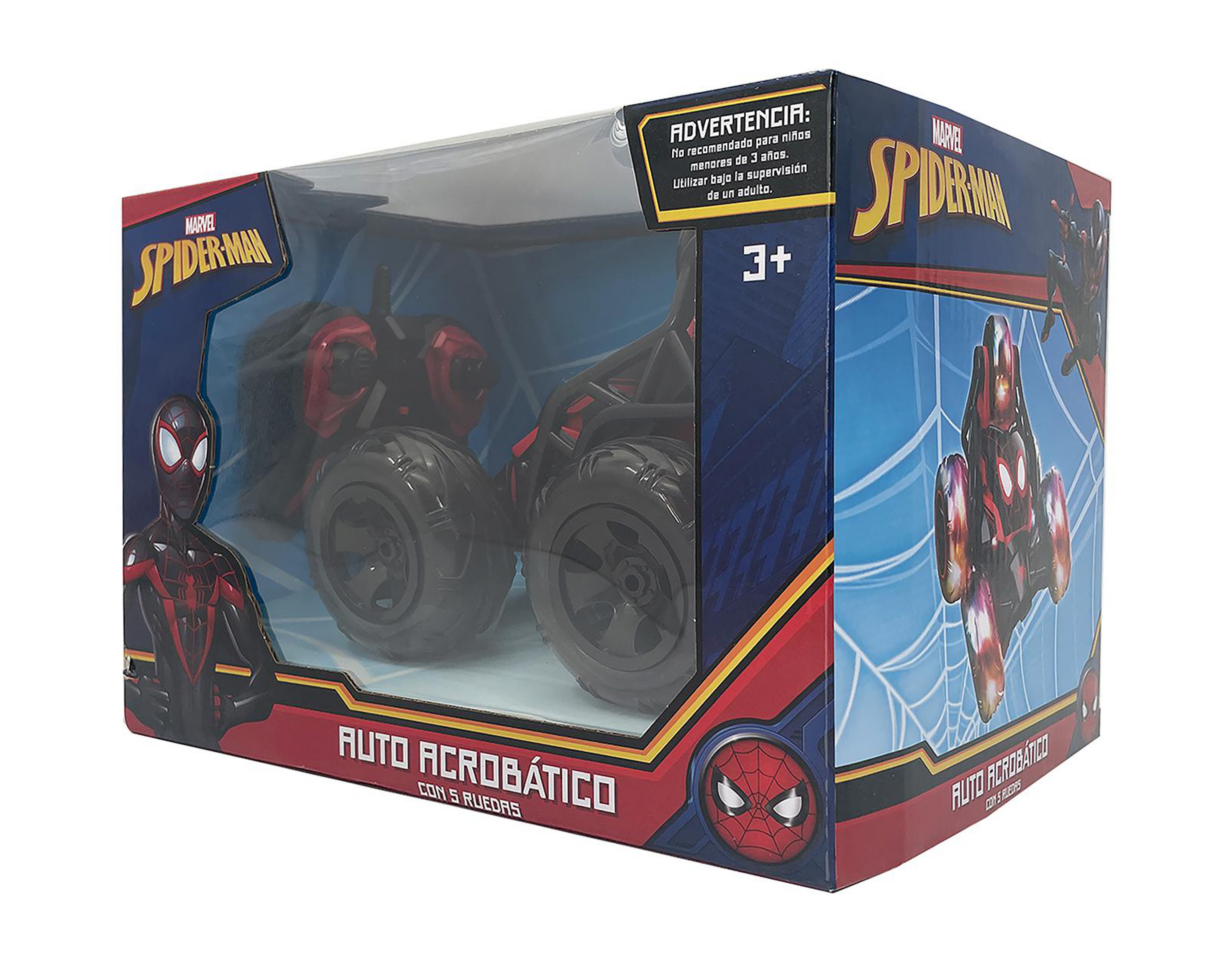 Foto 7 pulgar | Carro a Control Remoto Marvel Spider-Man