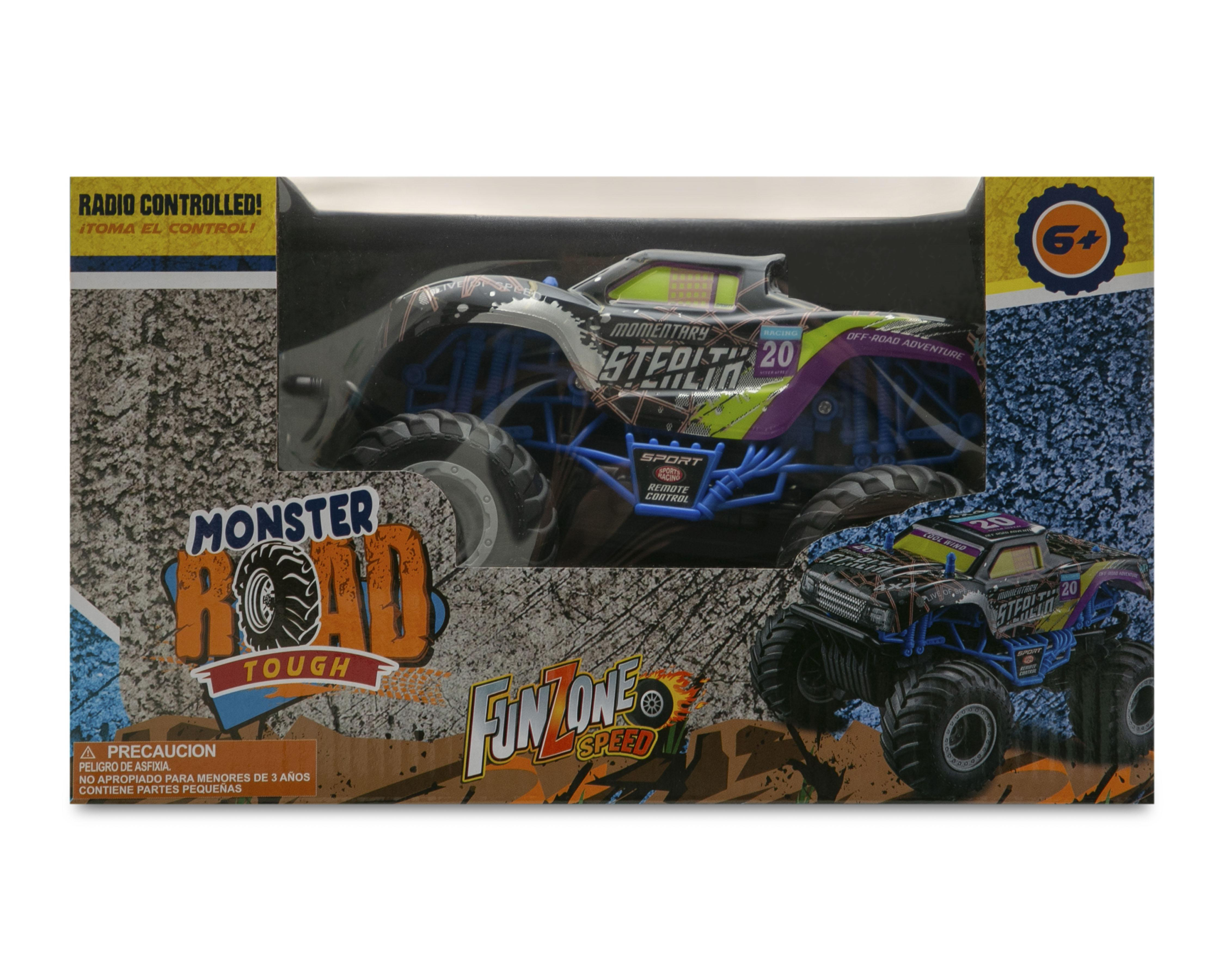 Foto 8 pulgar | Carro de Control Remoto Funzone Monster Road Tough