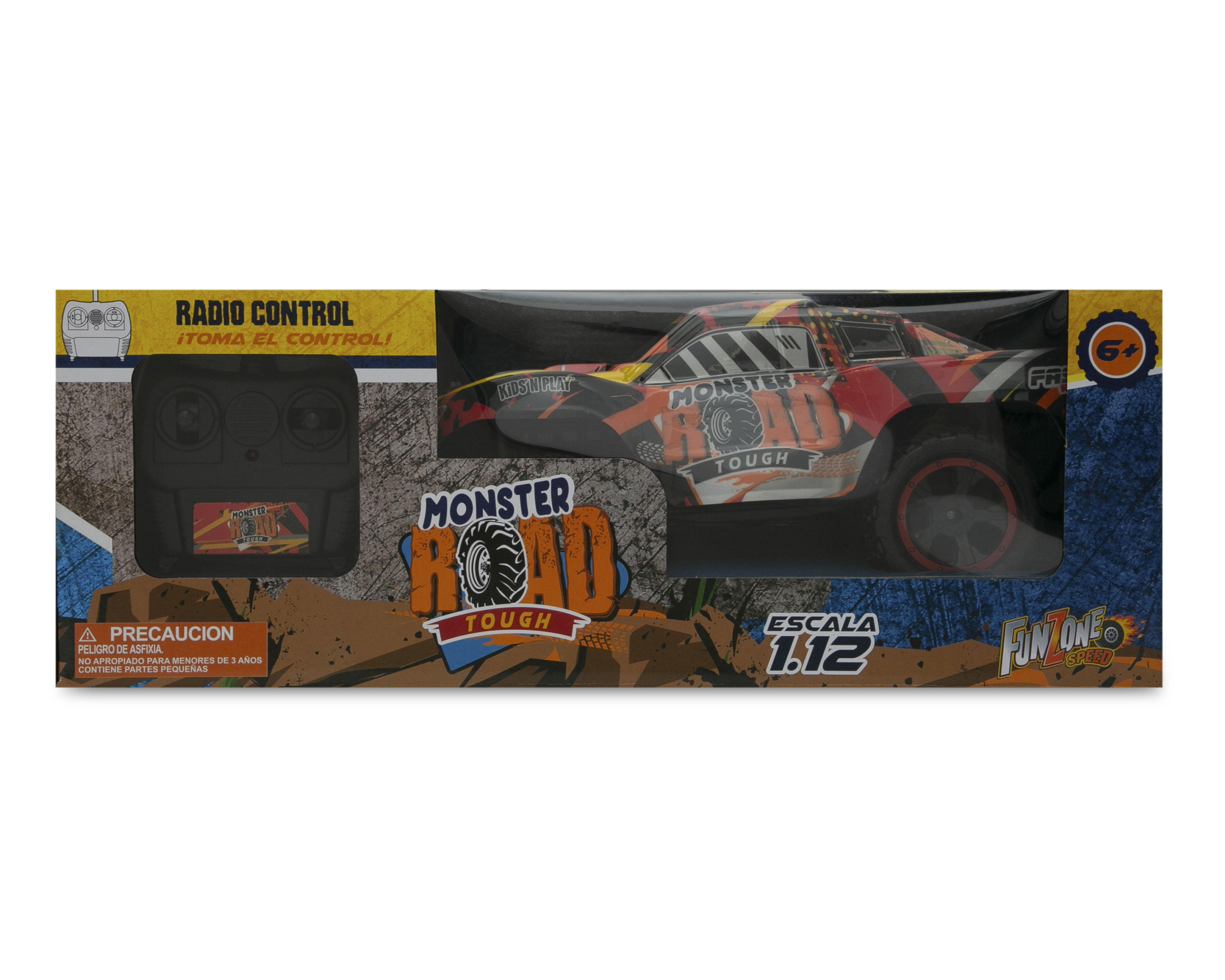 Foto 8 pulgar | Carro de Control Remoto Funzone Monster Road Tough