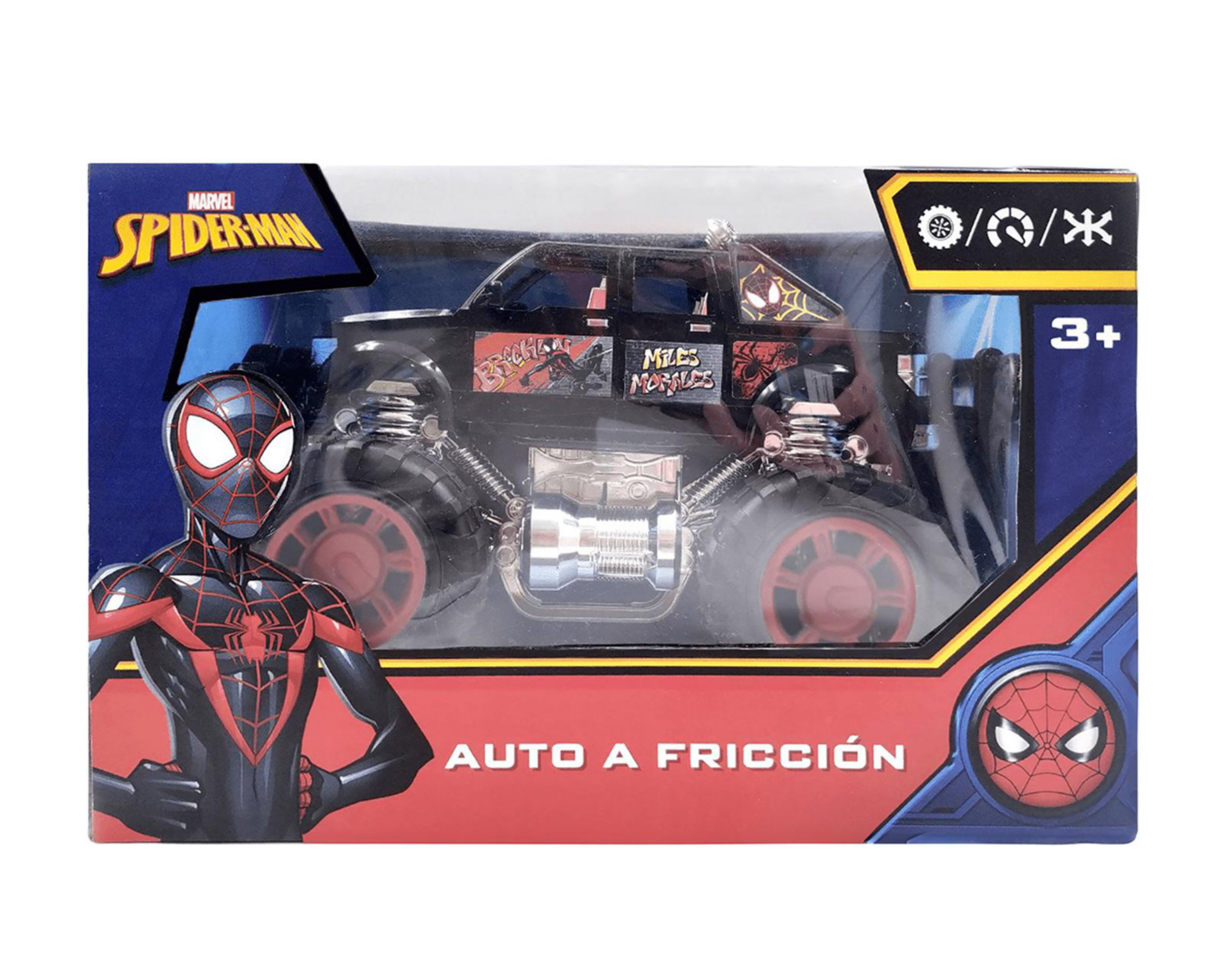 Foto 5 pulgar | Vehículo de Fricción Marvel Spider-Man Miles Morales