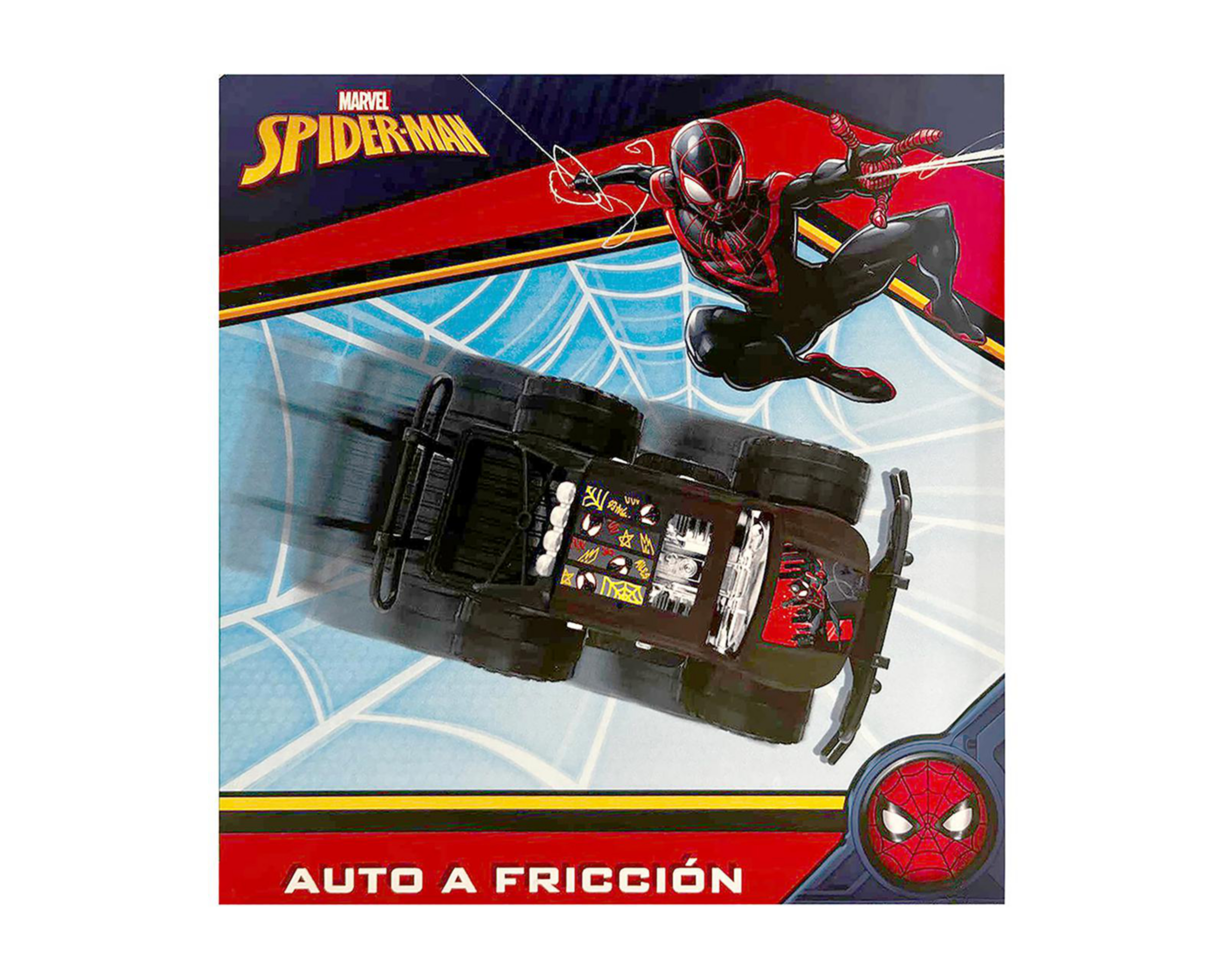 Foto 7 pulgar | Vehículo de Fricción Marvel Spider-Man Miles Morales