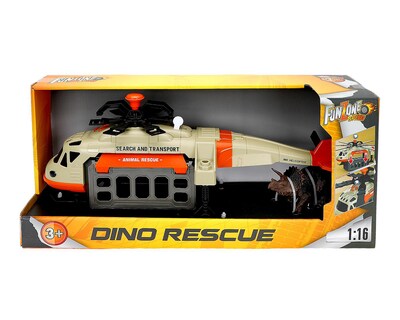 Foto 2 | Helicóptero Dino Rescue Funzone con Luces y Sonidos