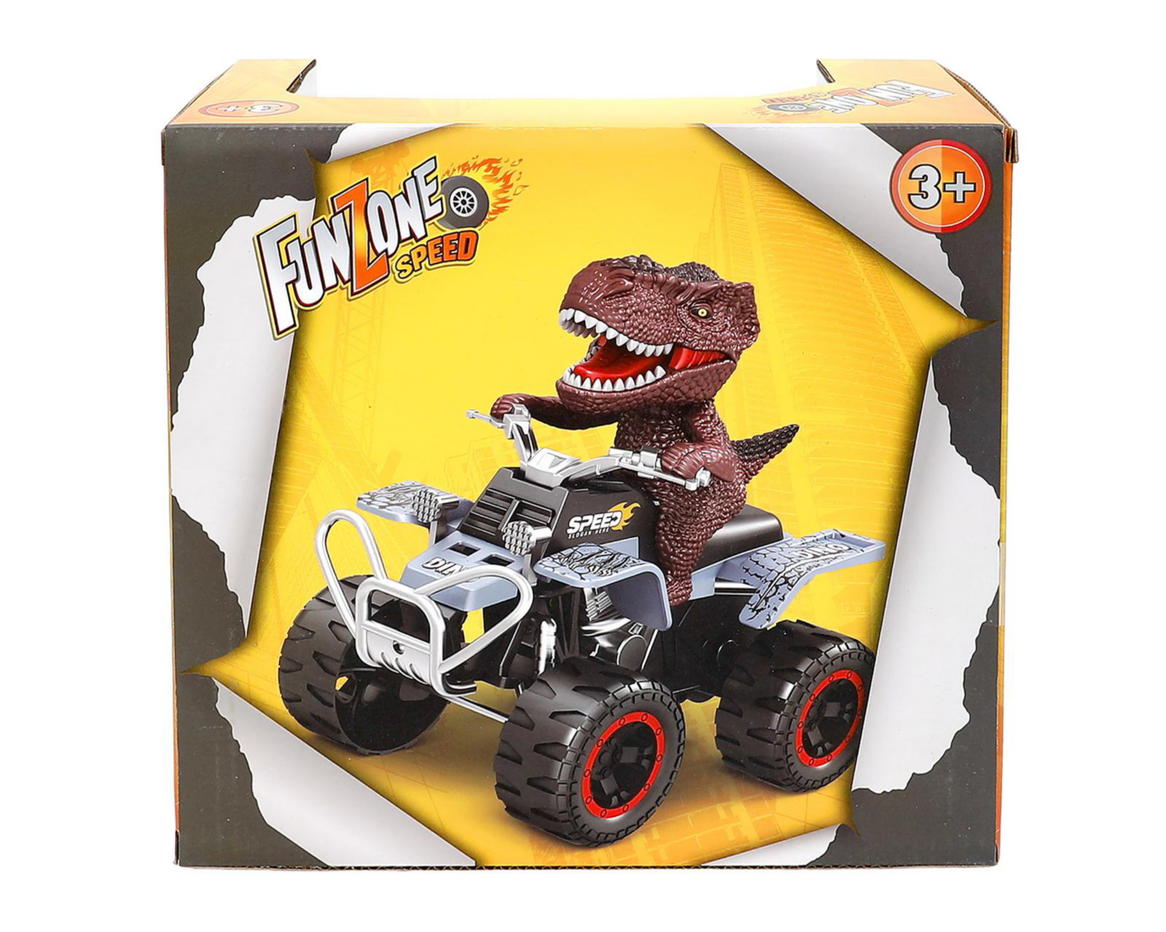 Foto 4 pulgar | Vehículo de Fricción Funzone con Dinosaurio Cabezón