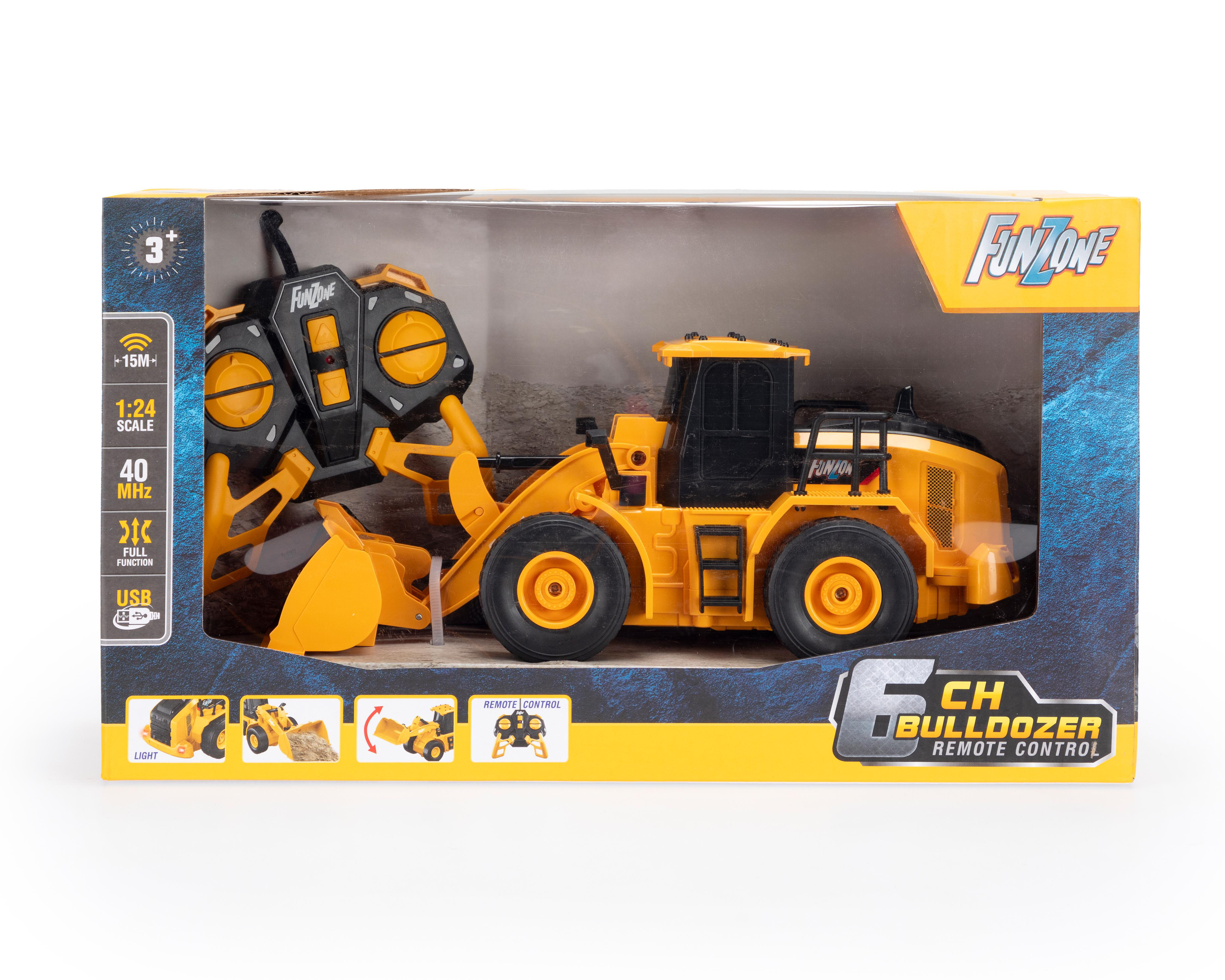 Camión a Control Remoto Funzone 6CH Bulldozer