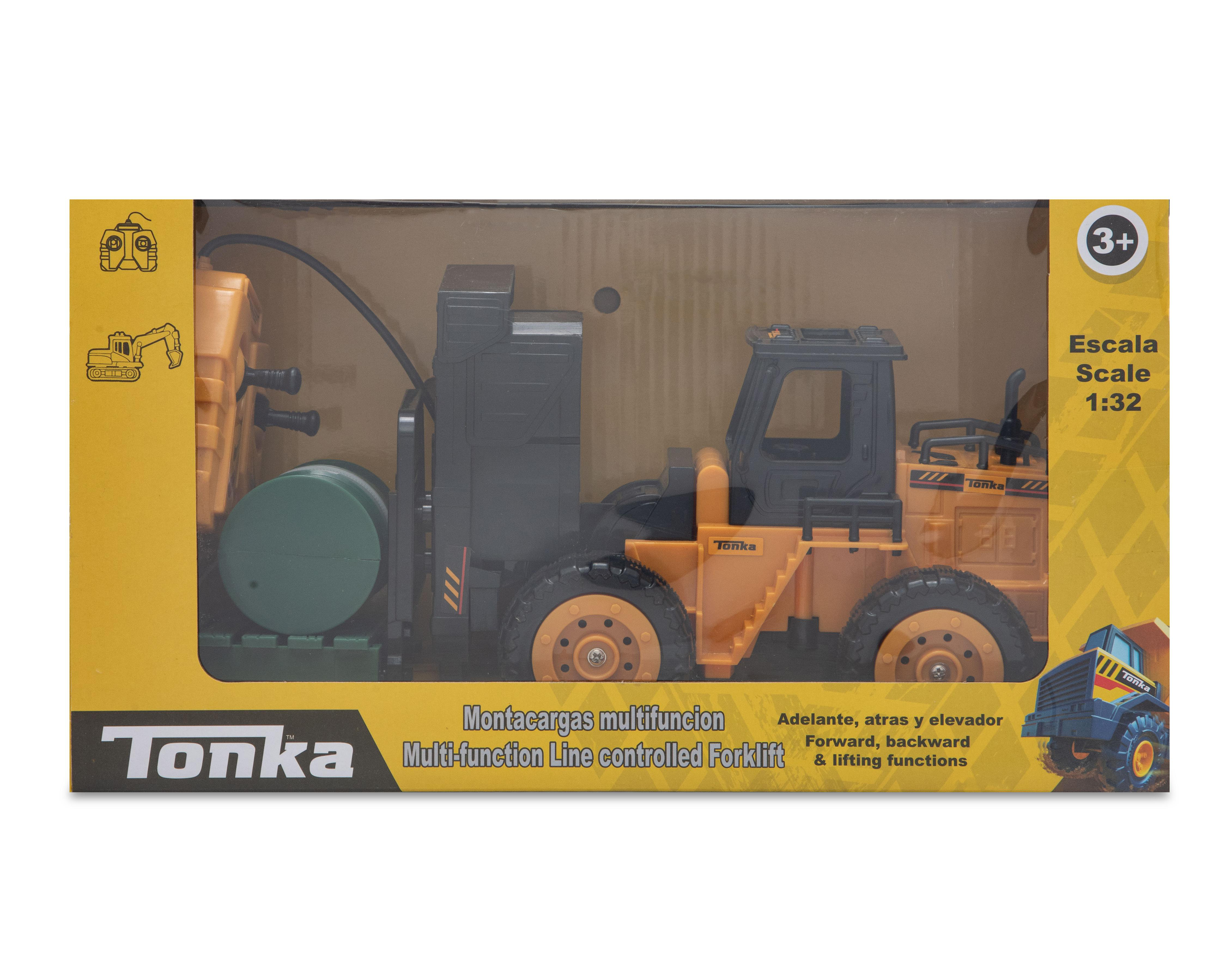 Foto 8 pulgar | Vehículo de Control Remoto Tonka Montacargas Multifunción