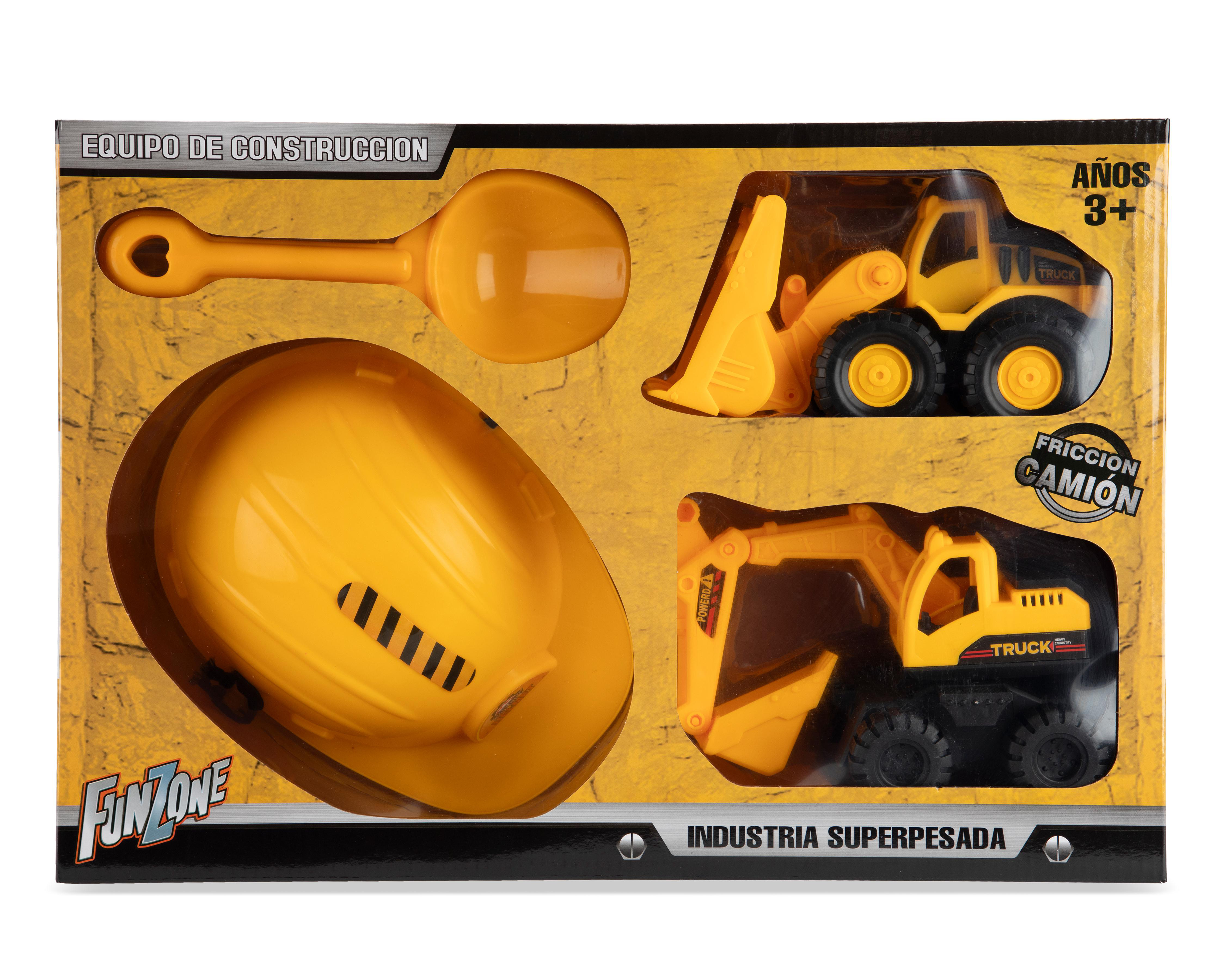 Excavadora y Bulldozer Funzone con Casco $179