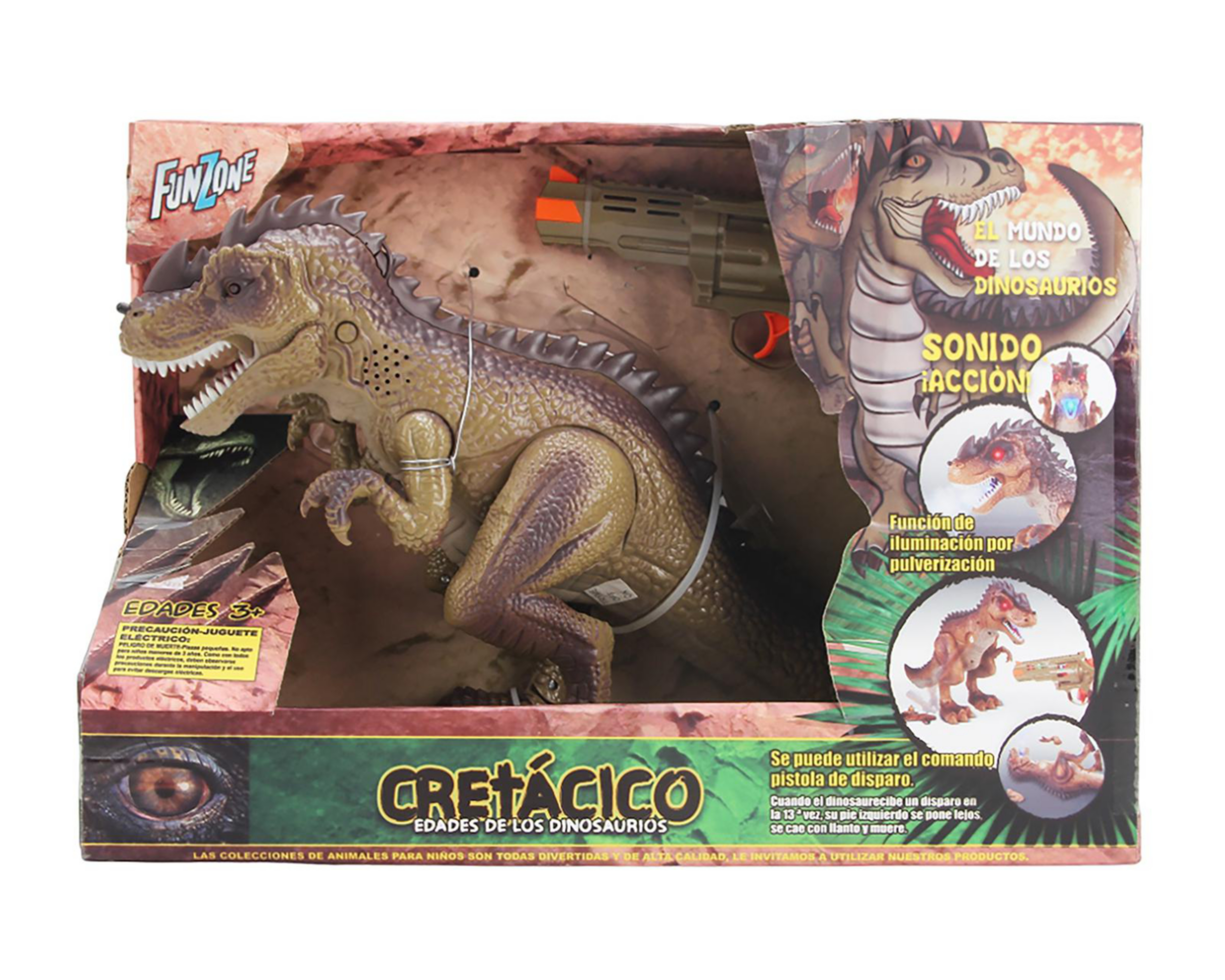 Figura de Dinosaurio Funzone con Luces y Sonido