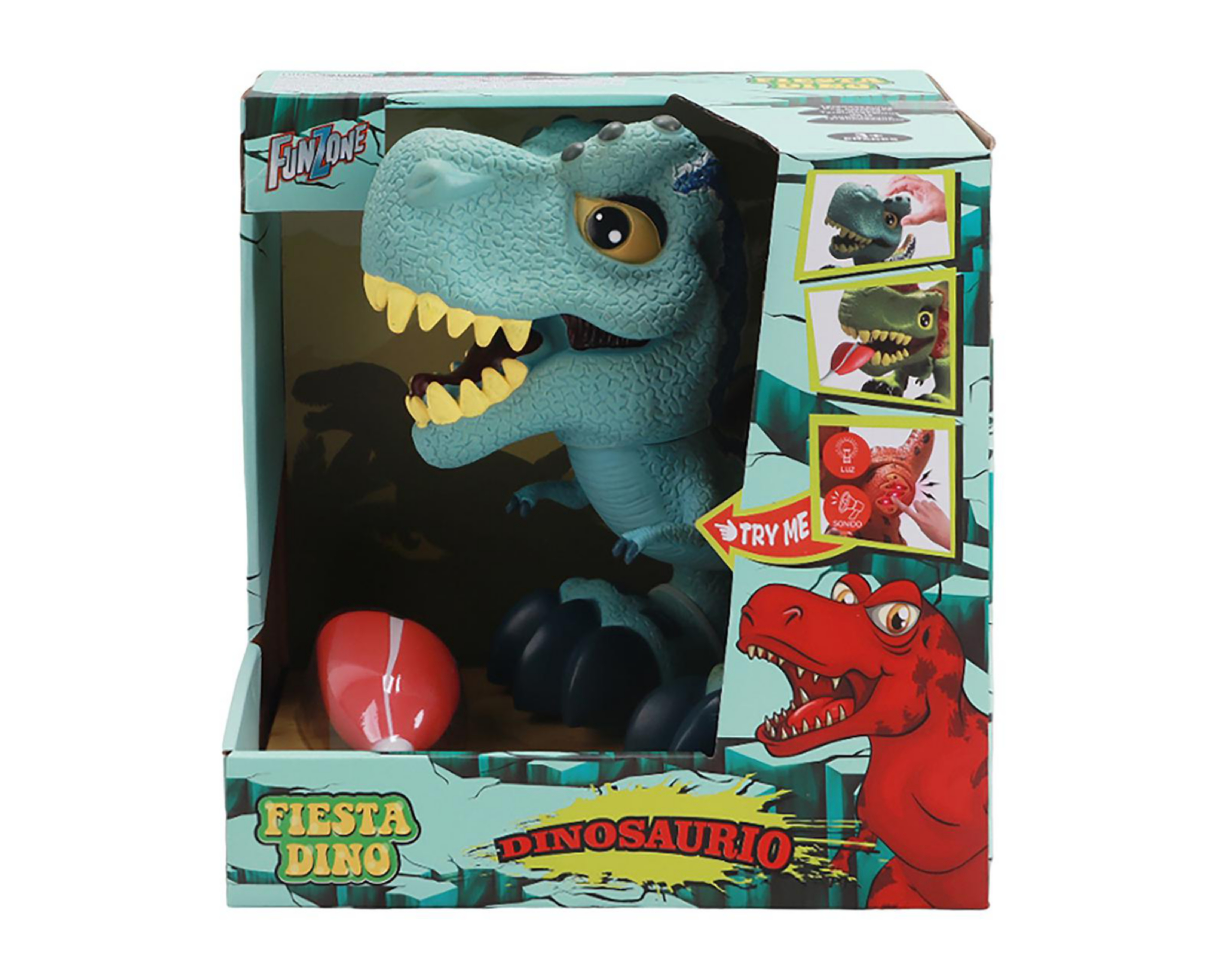 Figura de Dinosaurio Funzone con Luces y Sonido